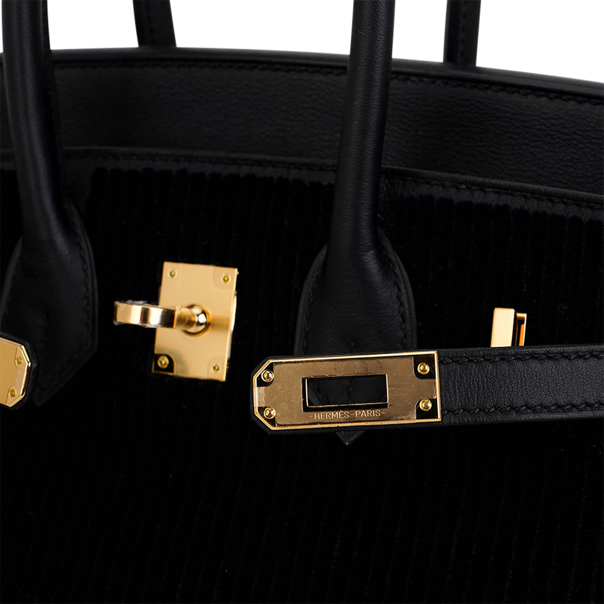 Hermès Birkin 25 Cote a Cote Tuffetage Permabrass Hardware – Limited Edition Hermes Limited Edition Birkin 25 Cote a Cote Tuffetage Bag Permabrass Hardware - view 5