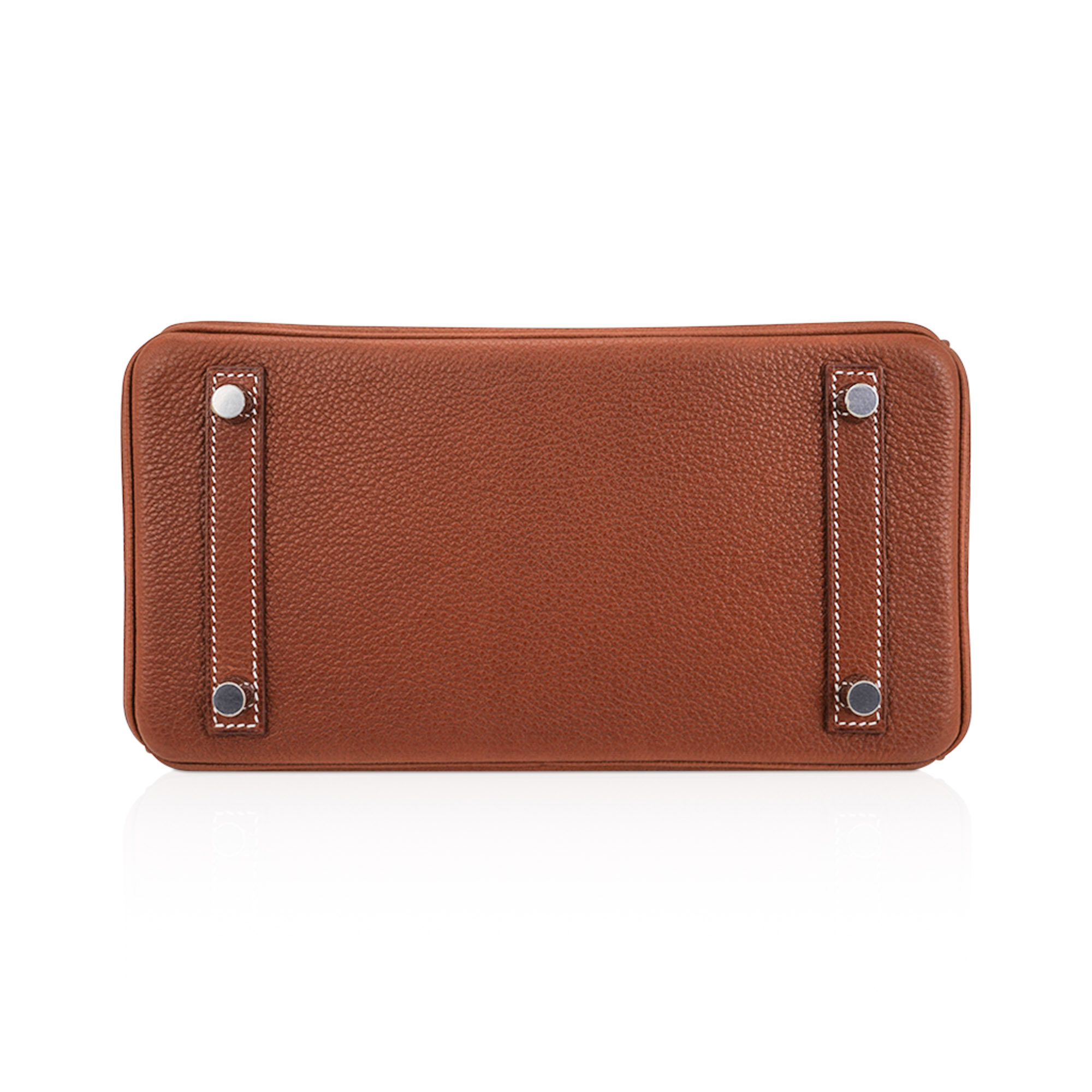 Hermès Birkin 25 Fauve Barenia Faubourg Leather Palladium Hardware – Limited Edition Hermes Limited Edition Birkin 25 Fauve Barenia Faubourg Leather Bag Palladium Hardware - view 12