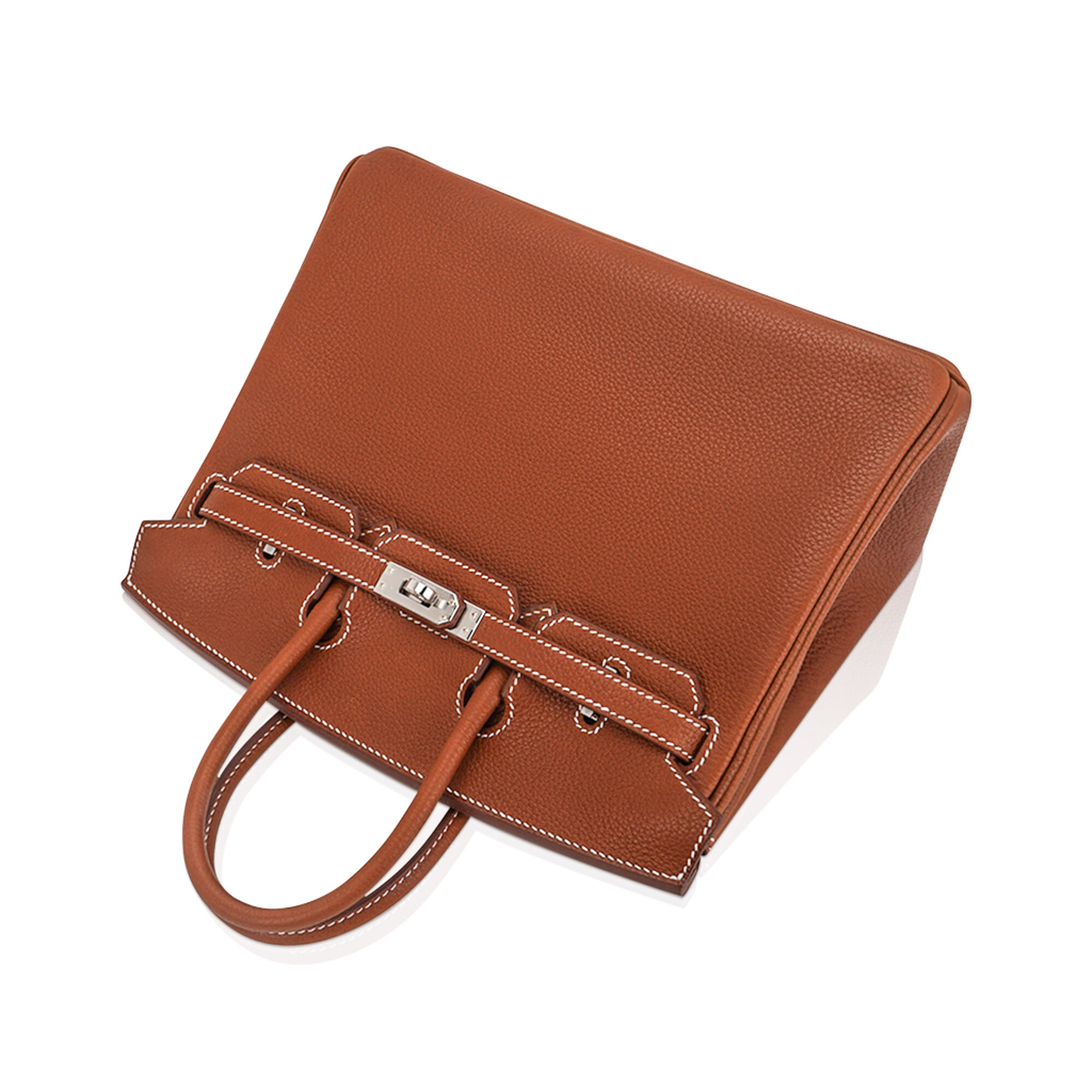 Hermès Birkin 25 Fauve Barenia Faubourg Leather Palladium Hardware – Limited Edition Hermes Limited Edition Birkin 25 Fauve Barenia Faubourg Leather Bag Palladium Hardware - view 9