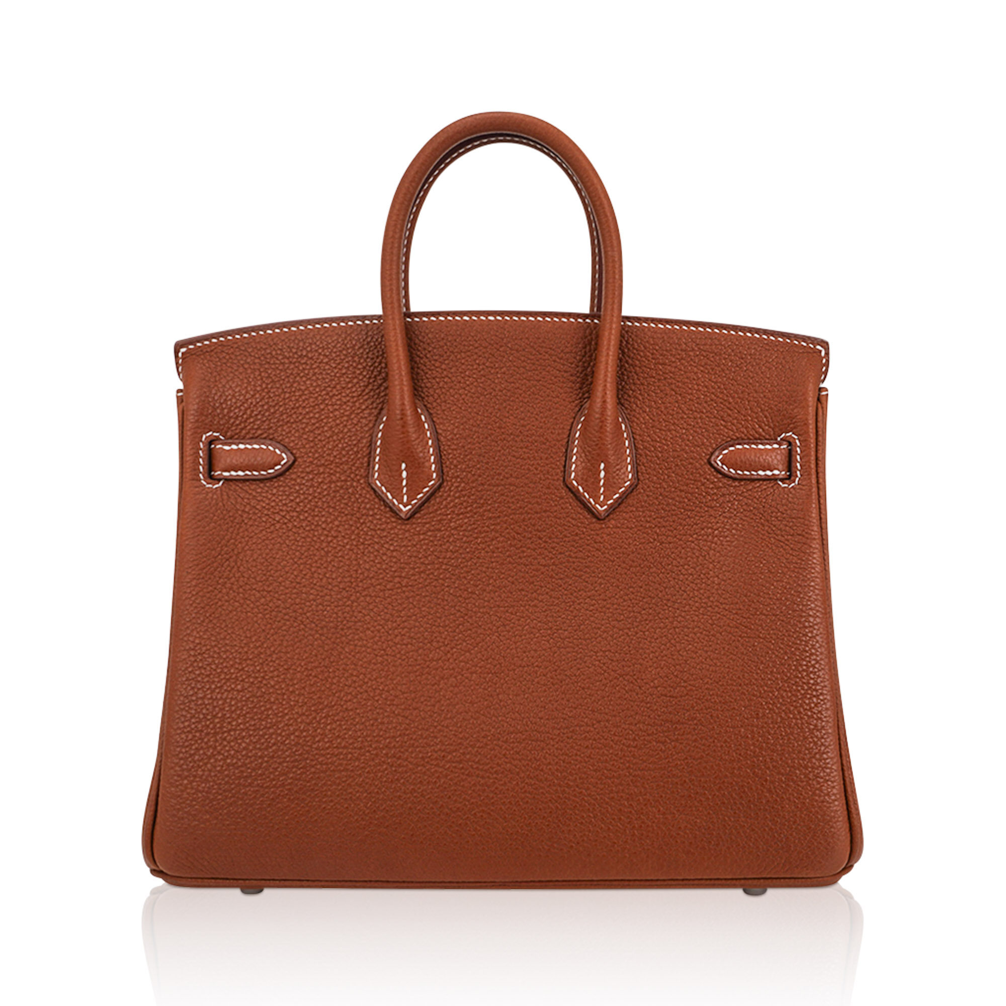 Hermès Birkin 25 Fauve Barenia Faubourg Leather Palladium Hardware – Limited Edition Hermes Limited Edition Birkin 25 Fauve Barenia Faubourg Leather Bag Palladium Hardware - view 8