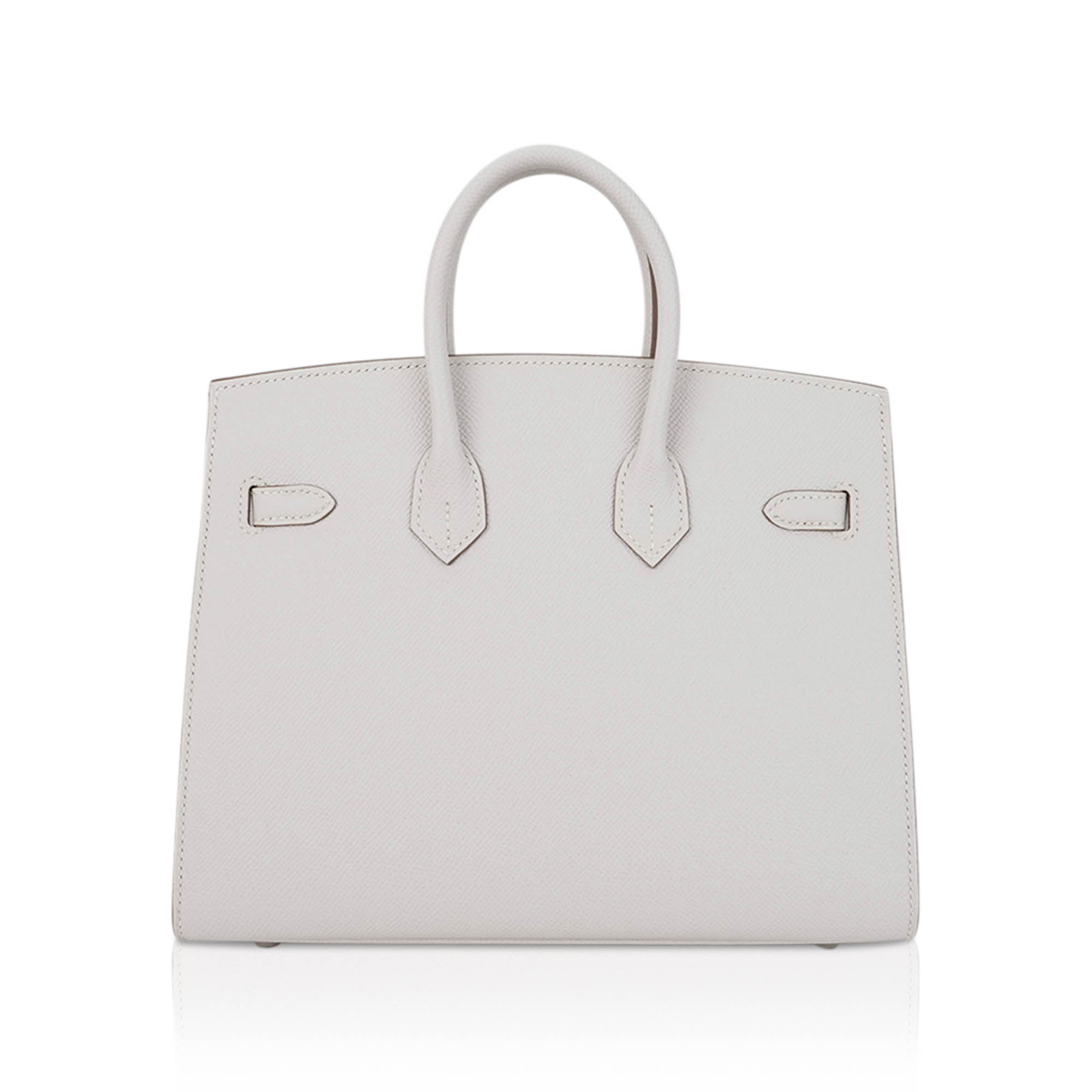 Hermès Birkin Sellier 25 Gris Pale Epsom Leather with Palladium Hardware Hermes Birkin Sellier 25 Bag Gris Pale Epsom Leather with Palladium Hardware - view 6