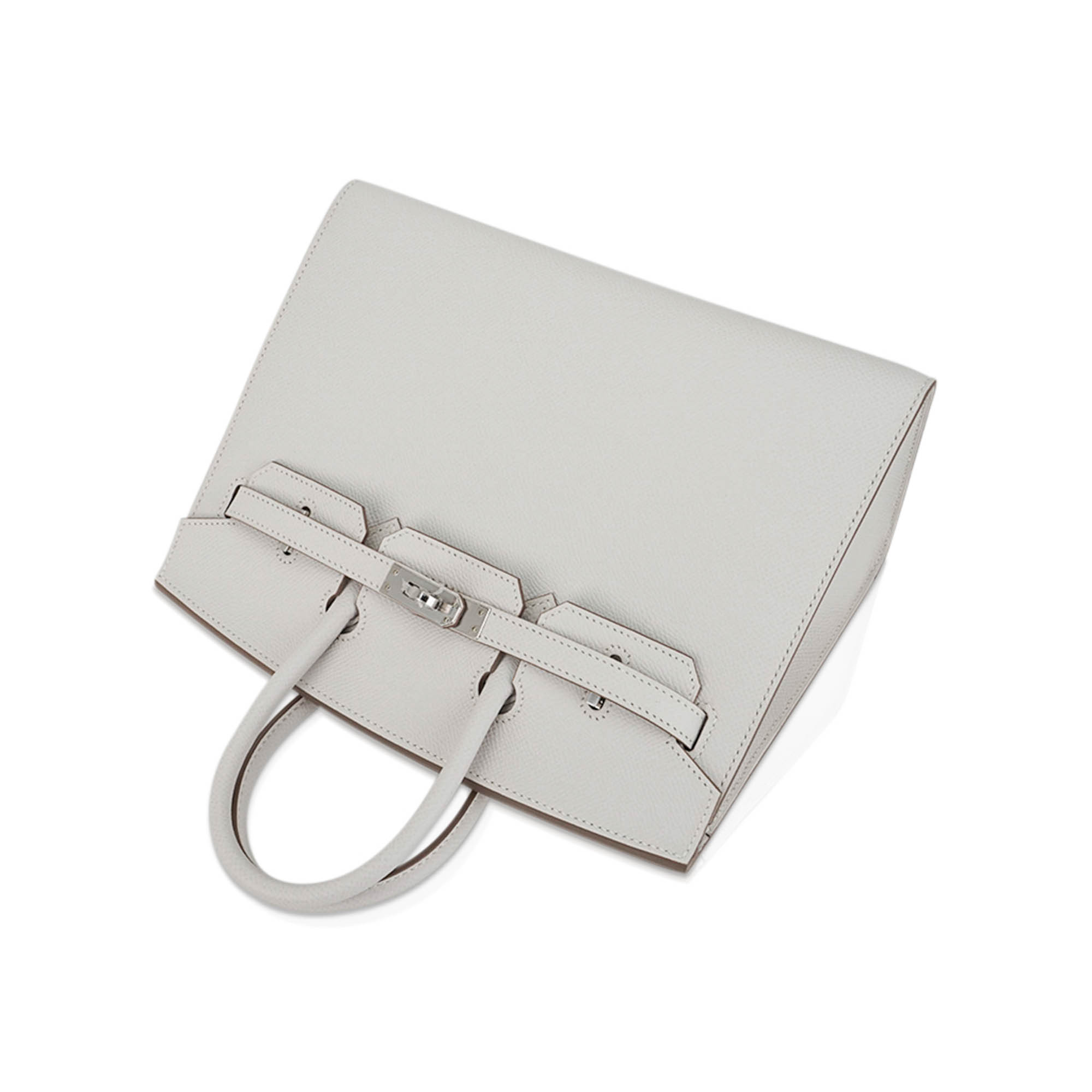 Hermès Birkin Sellier 25 Gris Pale Epsom Leather with Palladium Hardware Hermes Birkin Sellier 25 Bag Gris Pale Epsom Leather with Palladium Hardware - view 8