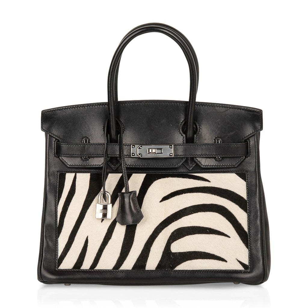Hermès Birkin 30 Vintage Zebra Print Pony – Limited Edition Hermes Birkin 30 Bag Vintage Zebra Print Pony Limited Edition Very Rare