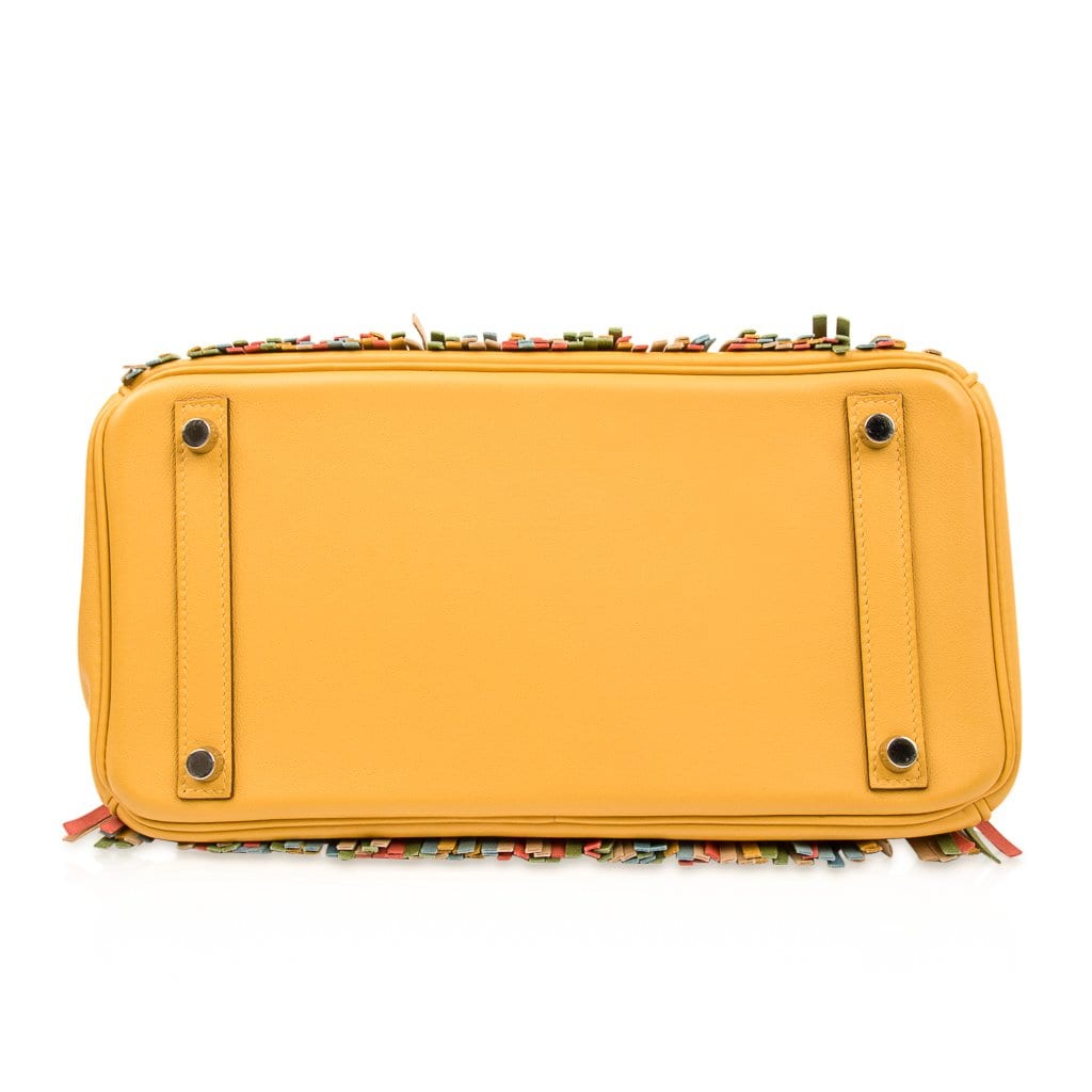Hermès HSS Birkin 30 Soleil Fringe Multi Colour – Limited Edition Hermes Limited Edition HSS Birkin 30 Bag Soleil Fringe Multi Colour - view 9