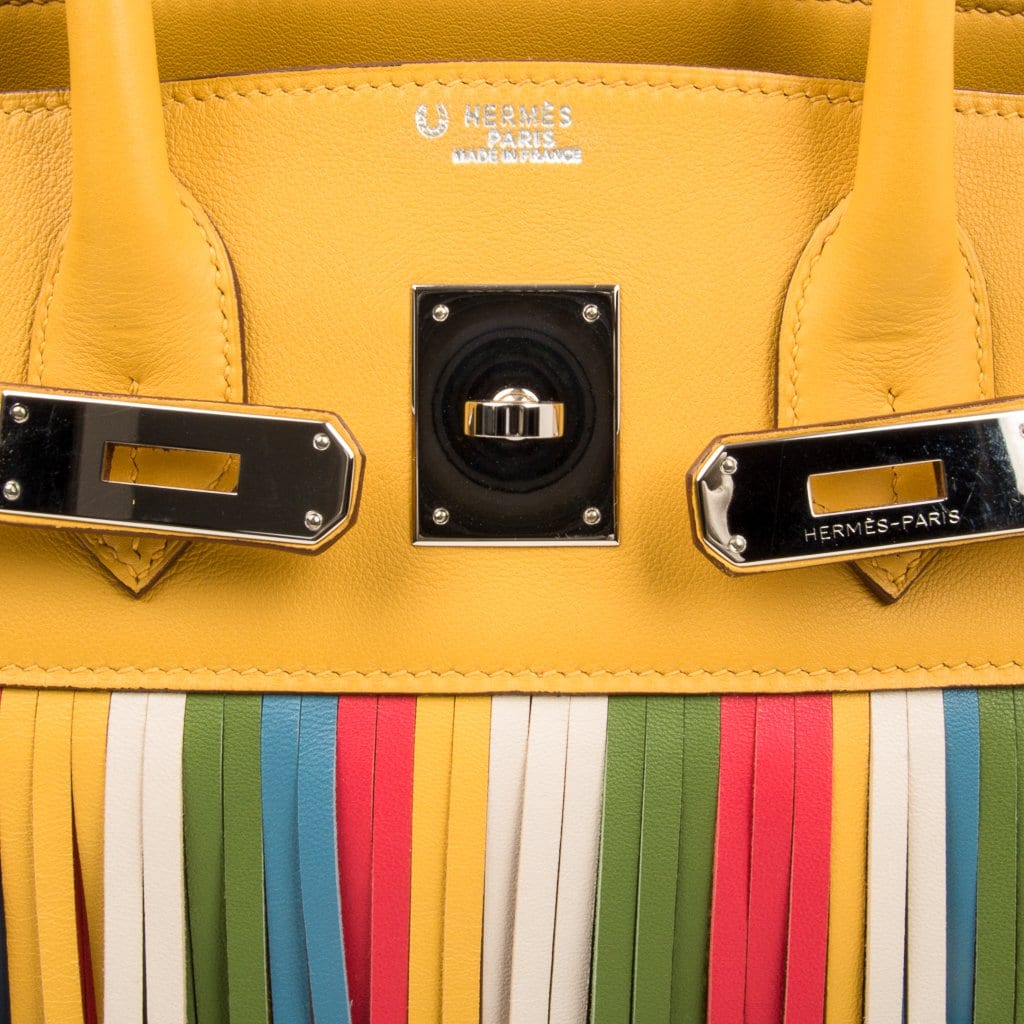 Hermès HSS Birkin 30 Soleil Fringe Multi Colour – Limited Edition Hermes Limited Edition HSS Birkin 30 Bag Soleil Fringe Multi Colour - view 4