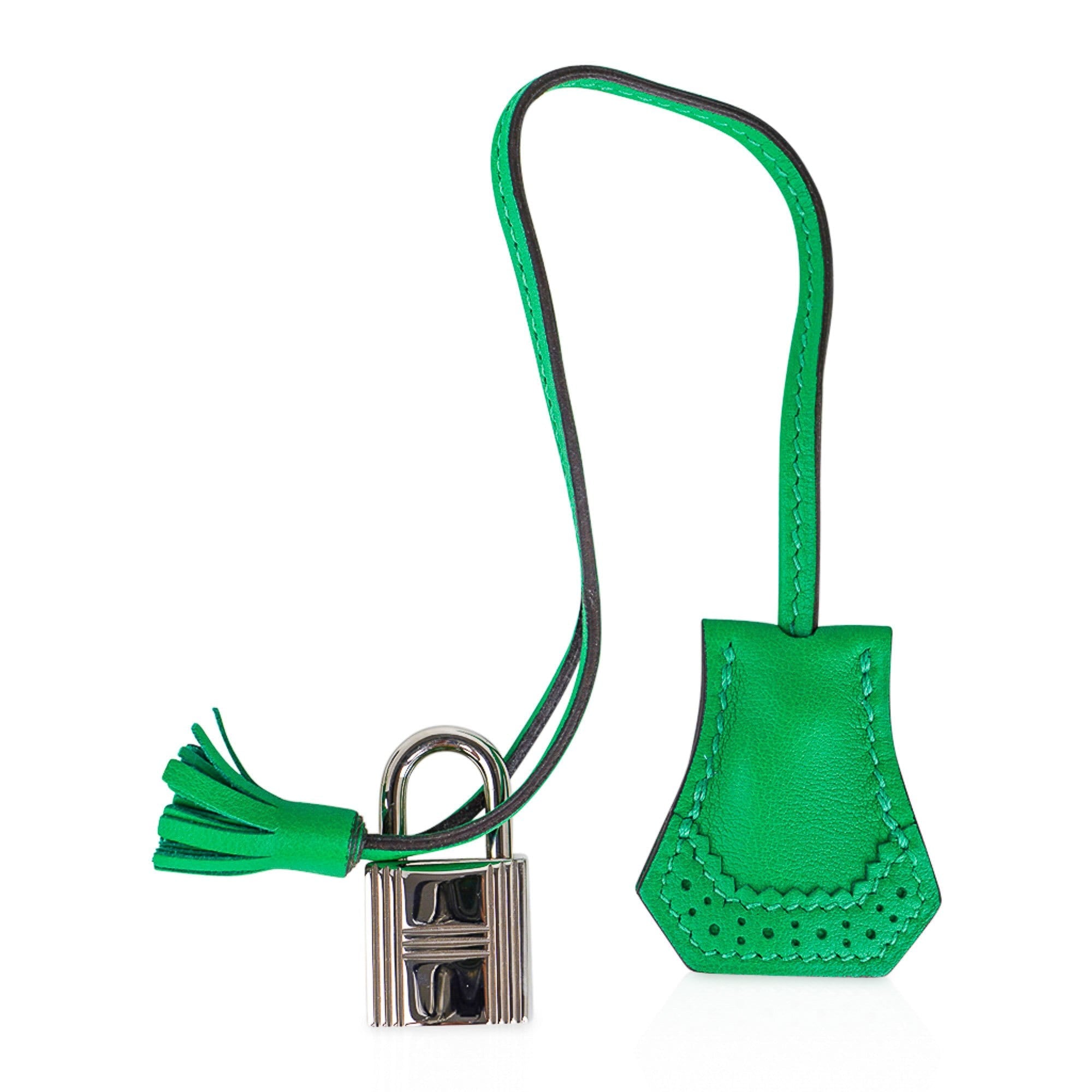Hermès Birkin 30 Ghillies Bamboo Palladium Hardware New W / Box – Limited Edition Hermes Birkin 30 Ghillies Limited Edition Bag Bamboo Palladium Hardware New w/Box - view 2