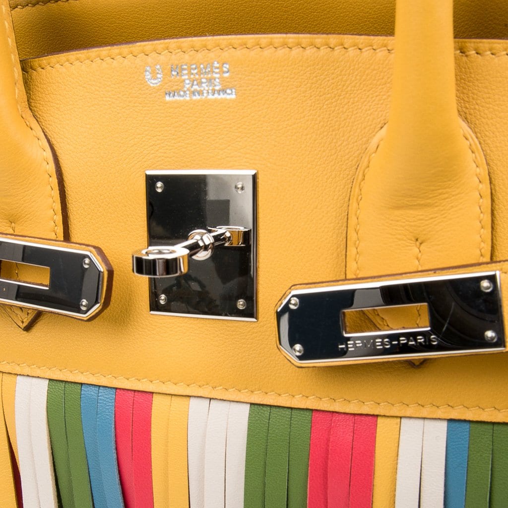 Hermès HSS Birkin 30 Soleil Fringe Multi Colour – Limited Edition Hermes Limited Edition HSS Birkin 30 Bag Soleil Fringe Multi Colour - view 3