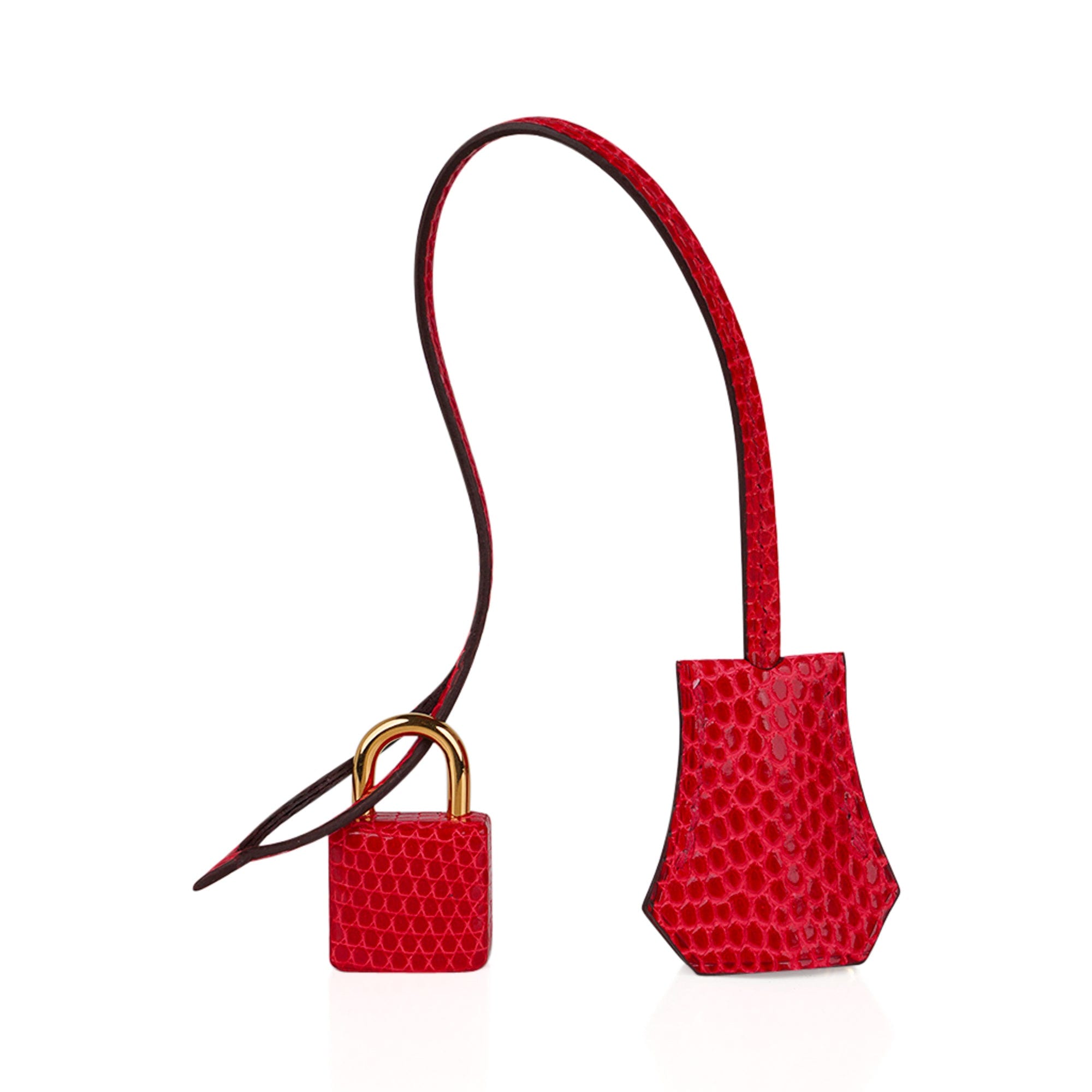 Hermès Birkin 30 Rouge Exotique Lizard Gold Hardware – Limited Edition Hermes Birkin 30 Bag Rouge Exotique Lizard Limited Edition Gold Hardware Rare - view 6
