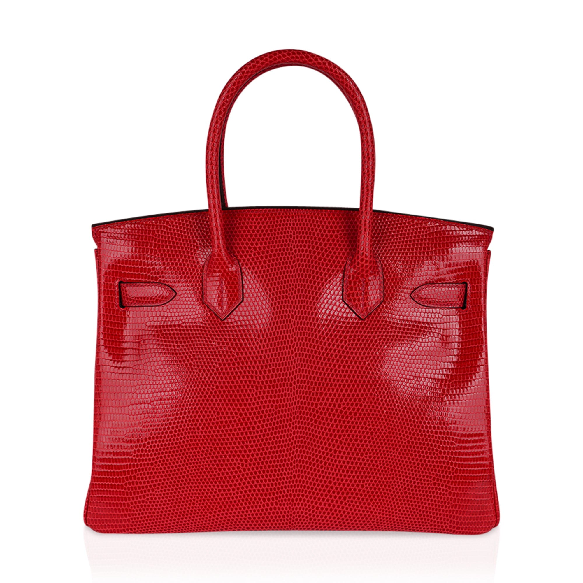 Hermès Birkin 30 Rouge Exotique Lizard Gold Hardware – Limited Edition Hermes Birkin 30 Bag Rouge Exotique Lizard Limited Edition Gold Hardware Rare - view 8