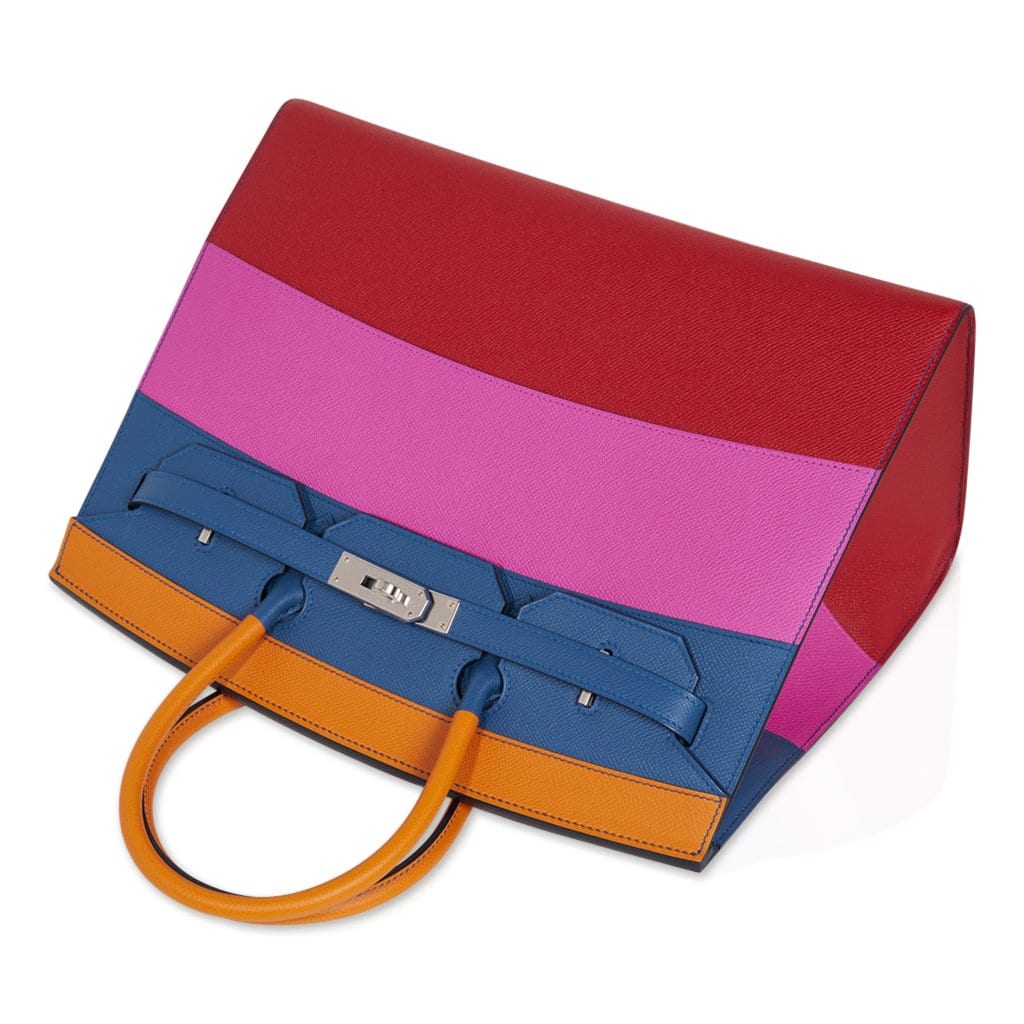 Hermès Sunset Rainbow Sellier Birkin 35 – Limited Edition Hermes Sunset Rainbow Sellier Birkin 35 Limited Edition Bag - view 10