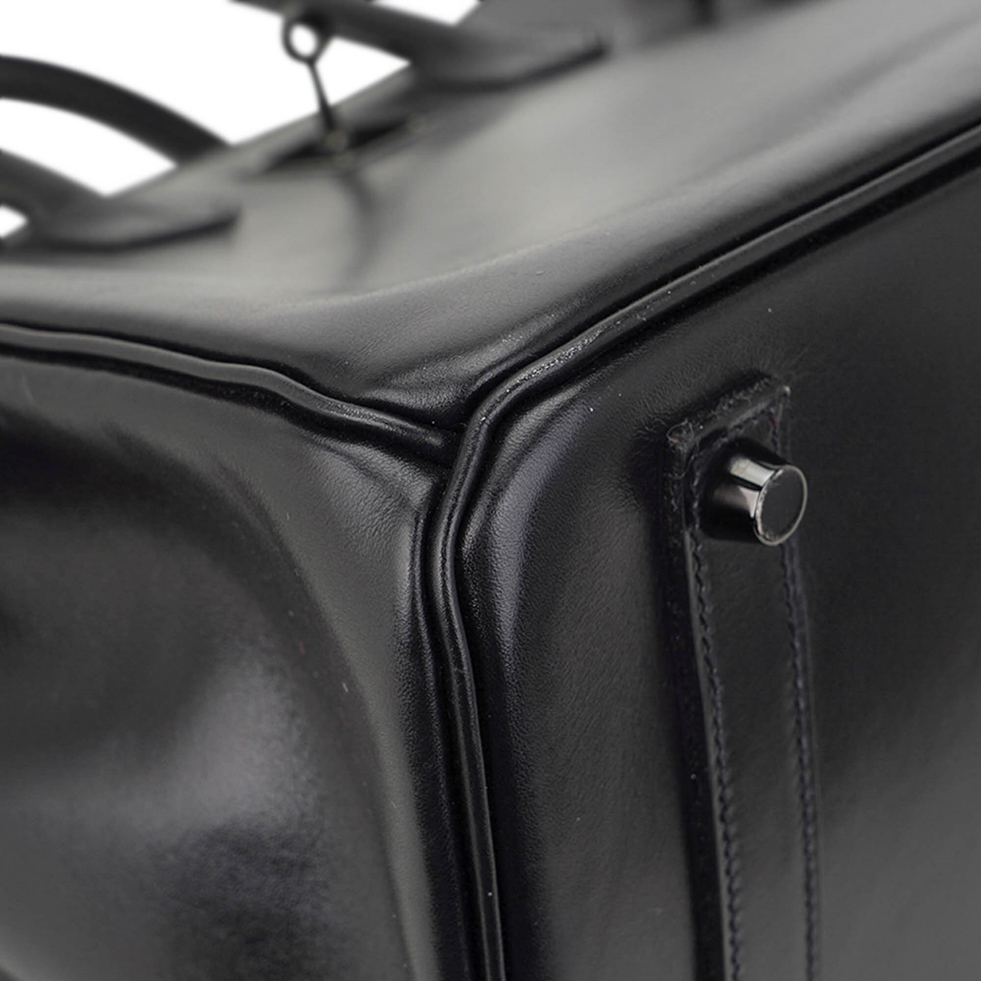 Hermès Birkin So Black 35 Box Leather and Black Hardware – Limited Edition Hermes Birkin Limited Edition So Black 35 Bag Box Leather and Black Hardware - view 16