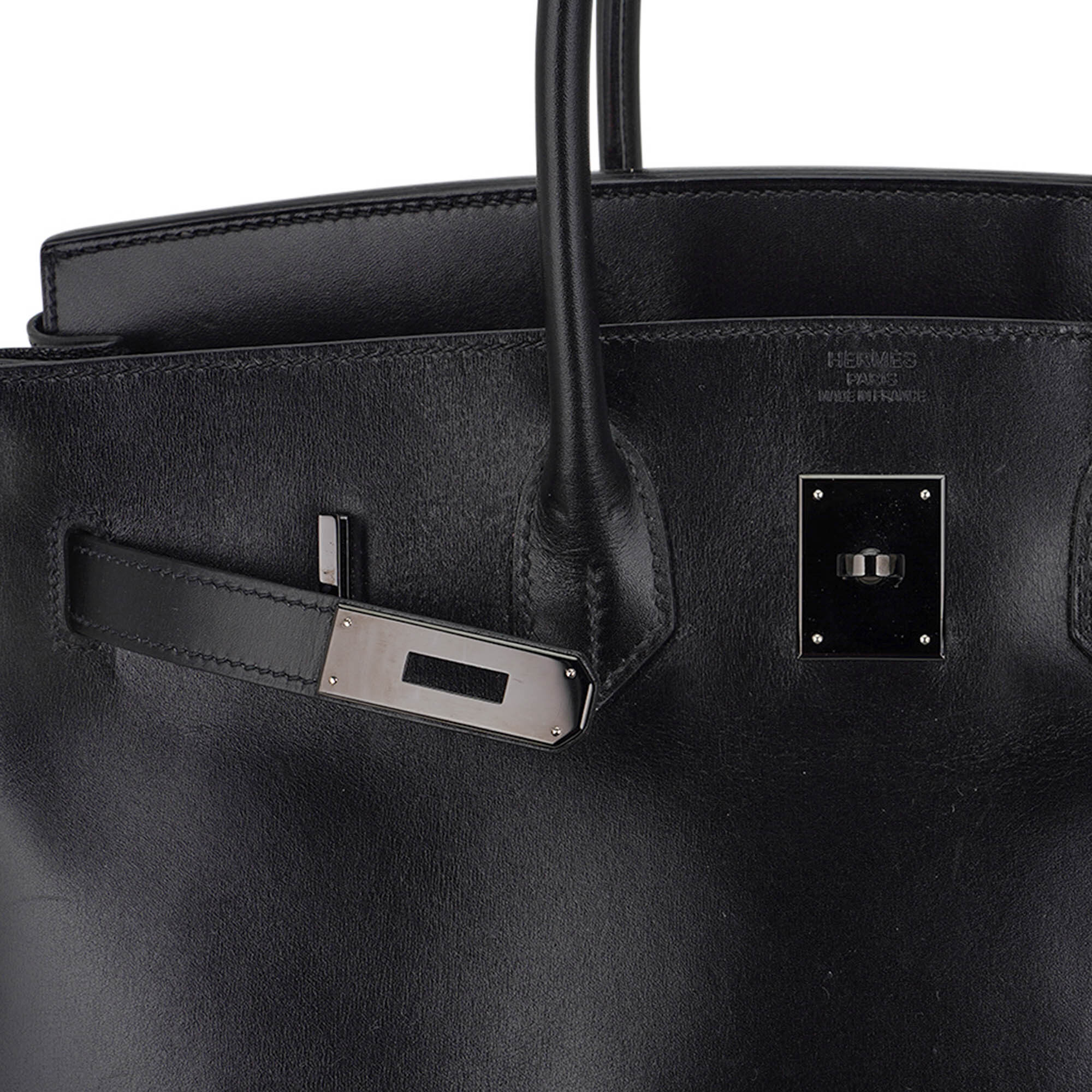 Hermès Birkin So Black 35 Box Leather and Black Hardware – Limited Edition Hermes Birkin Limited Edition So Black 35 Bag Box Leather and Black Hardware - view 15