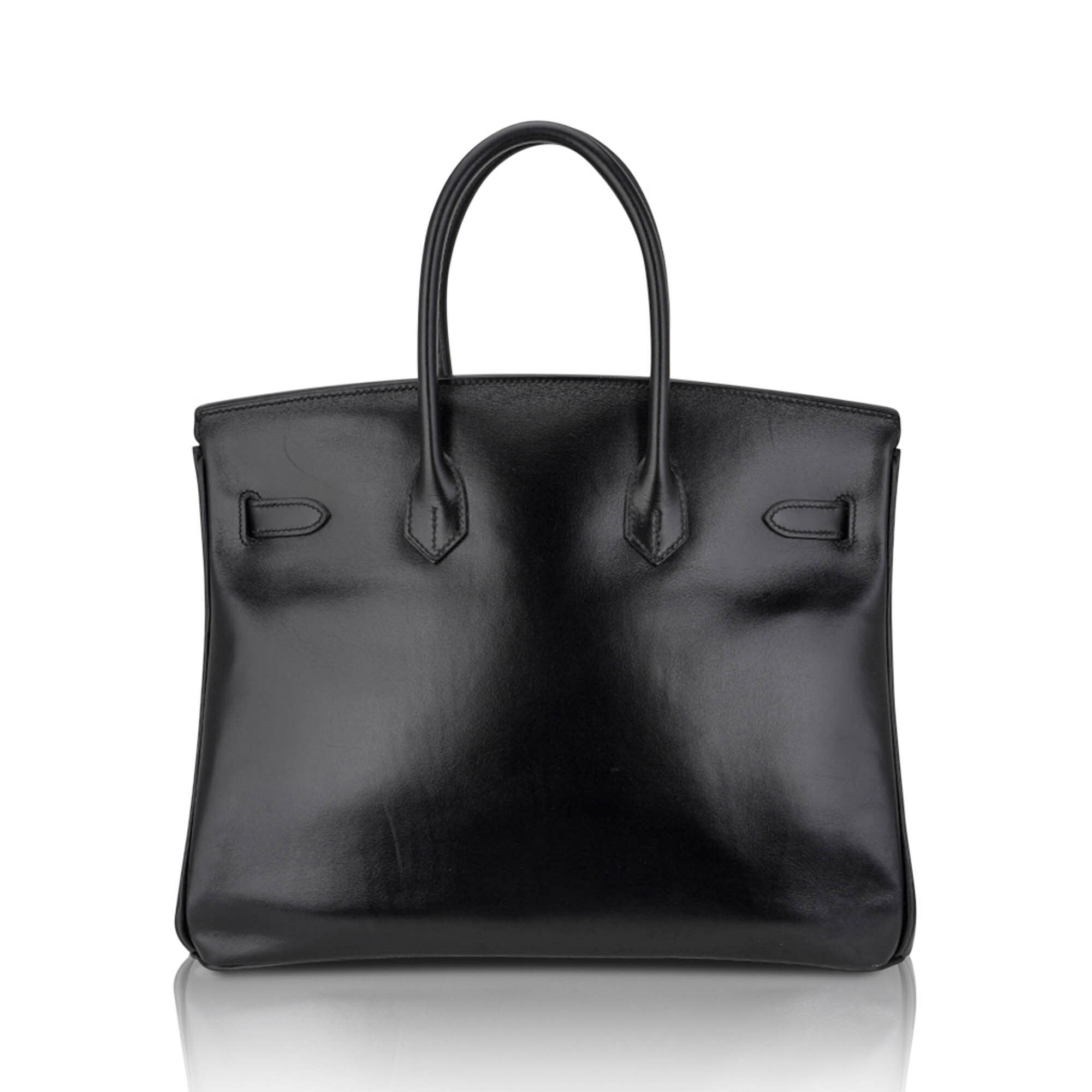 Hermès Birkin So Black 35 Box Leather and Black Hardware – Limited Edition Hermes Birkin Limited Edition So Black 35 Bag Box Leather and Black Hardware - view 8