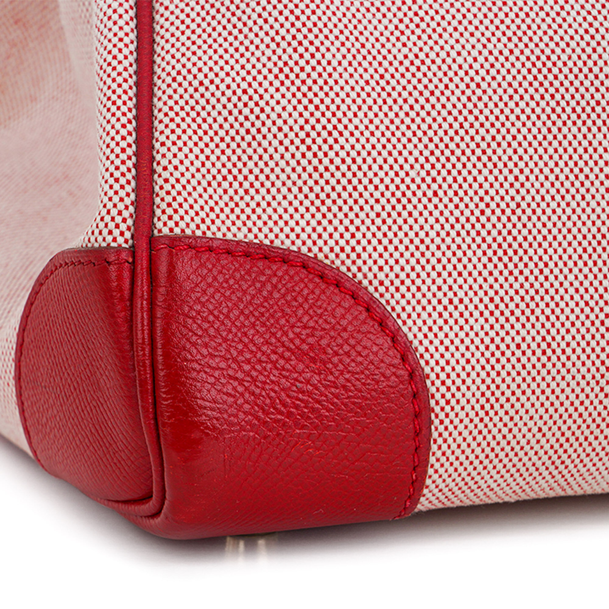 Hermès Birkin 40 Rouge Vif Vintage Toile Courchevel – Limited Edition Hermes Birkin 40 Rouge Vif Vintage Toile Courchevel Limited Edition Rare - view 15