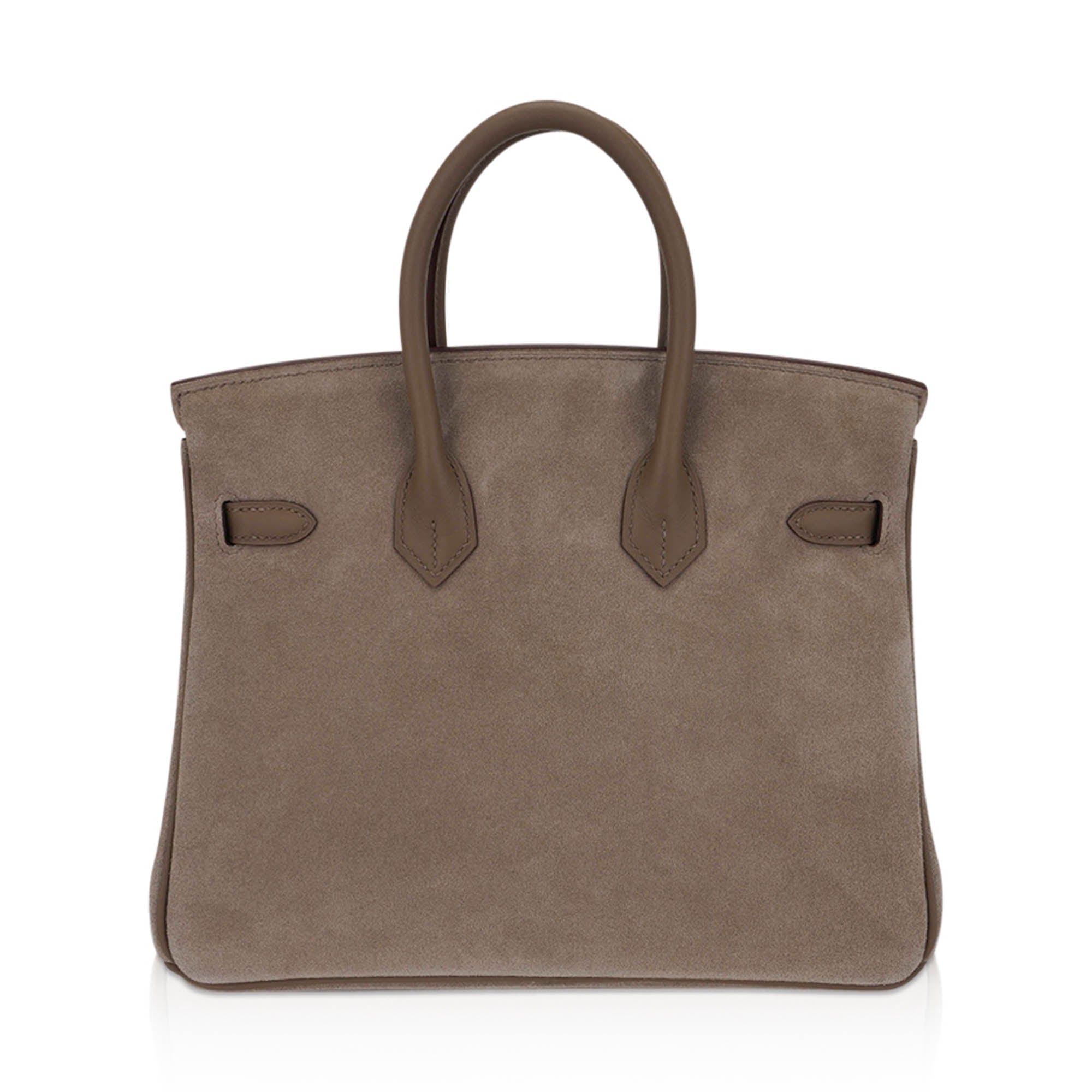 Hermès Birkin 25 Grizzly Gris Caillou Etoupe Swift Leather – Limited Edition Hermes Limited Edition Birkin 25 Grizzly Bag Gris Caillou Etoupe Swift Leather - view 7