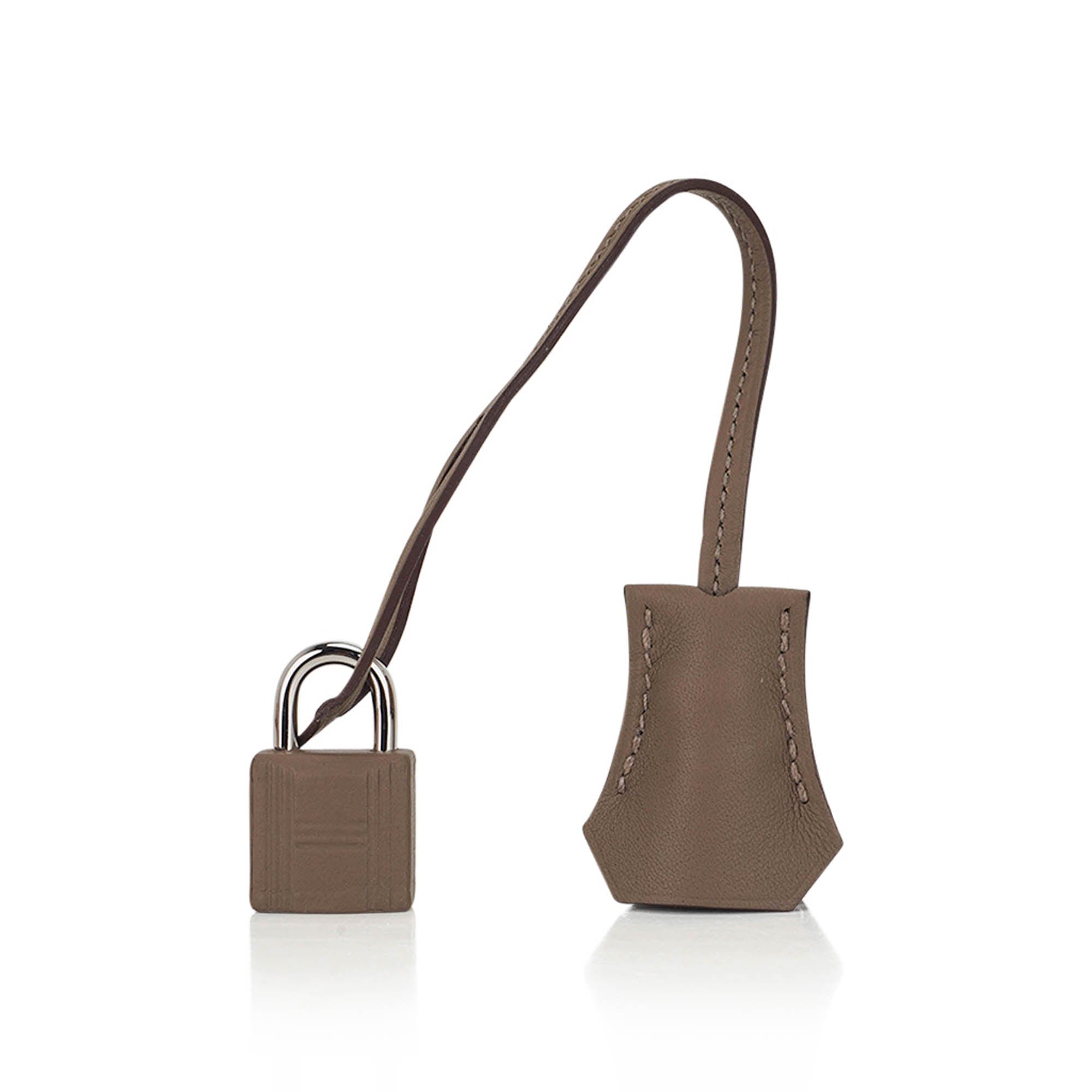 Hermès Birkin 25 Grizzly Gris Caillou Etoupe Swift Leather – Limited Edition Hermes Limited Edition Birkin 25 Grizzly Bag Gris Caillou Etoupe Swift Leather - view 8