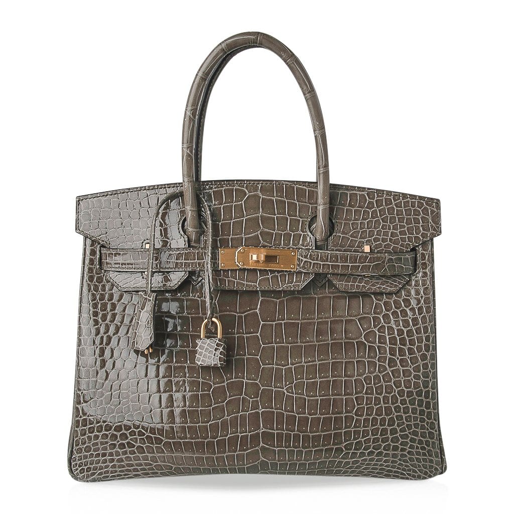 Hermès Birkin HSS 30 Gris Tourterelle / Blue Sapphire Porosus Crocodile – Limited Edition Hermes Birkin HSS 30 Bag Gris Tourterelle / Blue Sapphire Porosus Crocodile Limited Edition