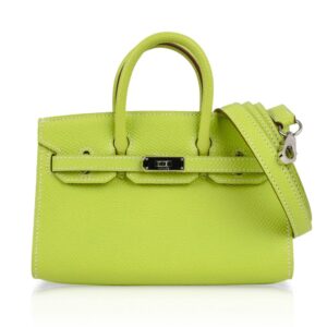 Hermes Birkin Tiny Bag Miniature Micro Kiwi Epsom Limited Edition