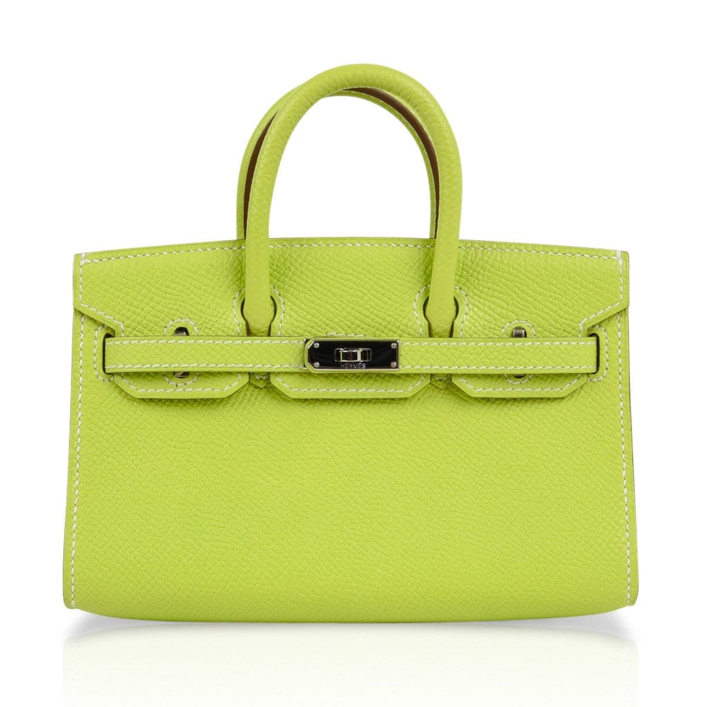 Hermès Birkin Tiny Miniature Micro Kiwi Epsom – Limited Edition Hermes Birkin Tiny Bag Miniature Micro Kiwi Epsom Limited Edition - View 3