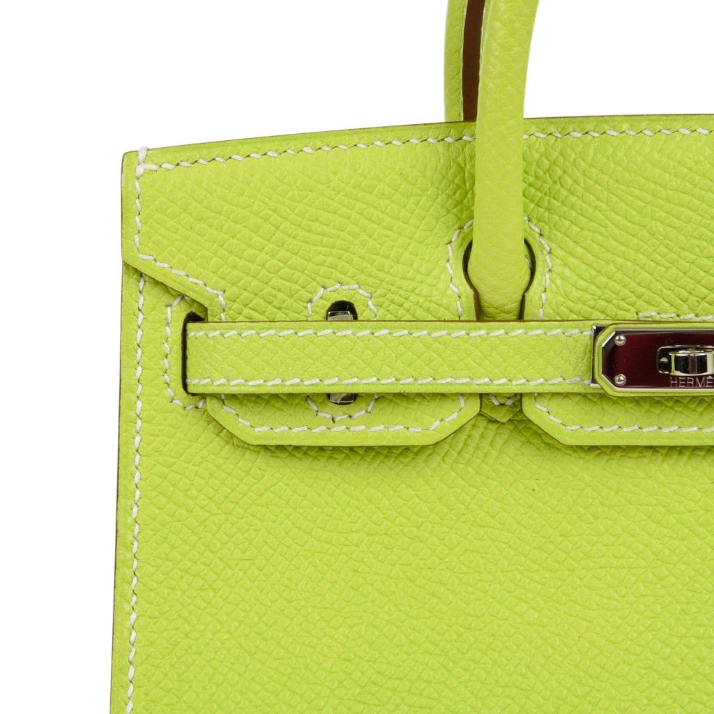 Hermès Birkin Tiny Miniature Micro Kiwi Epsom – Limited Edition Hermes Birkin Tiny Bag Miniature Micro Kiwi Epsom Limited Edition - View 6