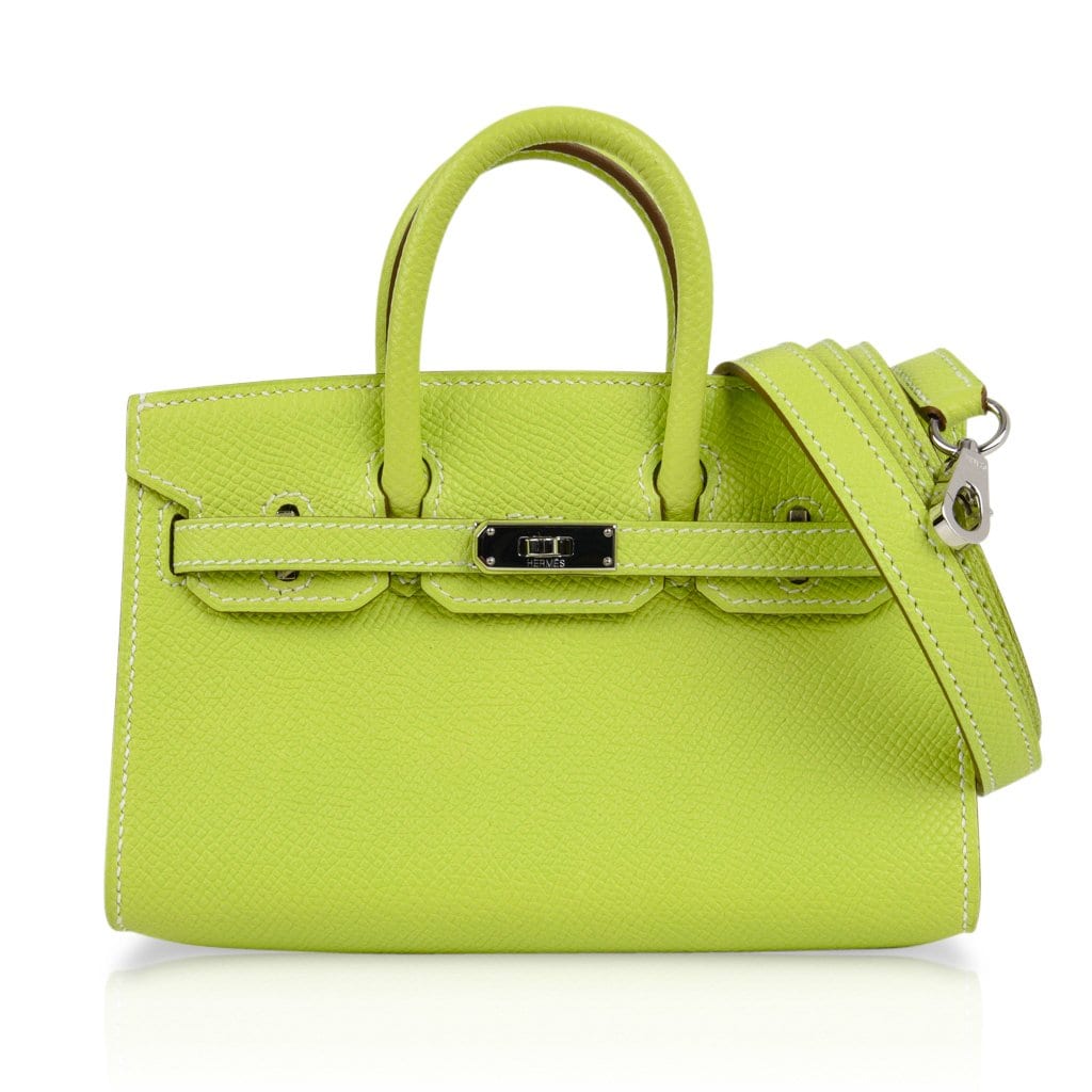 Hermès Birkin Tiny Miniature Micro Kiwi Epsom – Limited Edition Hermes Birkin Tiny Bag Miniature Micro Kiwi Epsom Limited Edition