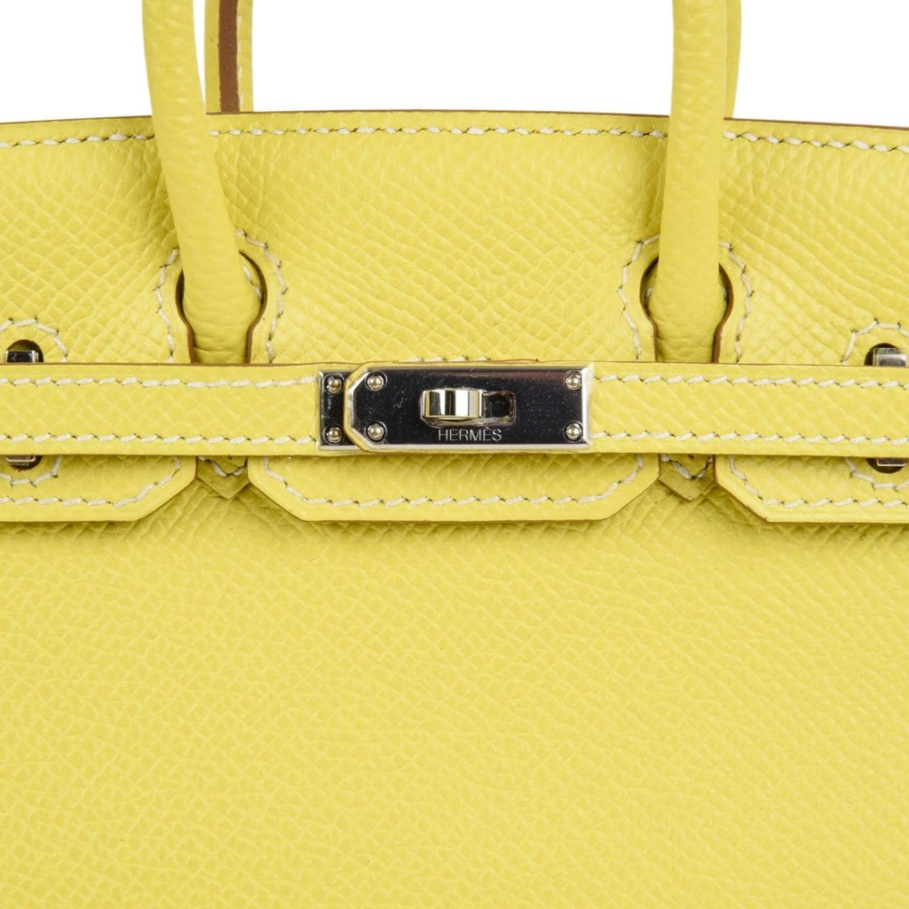 Hermès Birkin Tiny Miniature Micro Lime – Limited Edition Hermes Birkin Tiny Bag Miniature Micro Lime Limited Edition rare - View 3