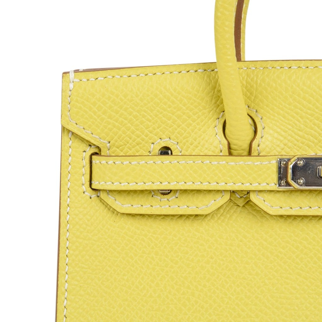 Hermès Birkin Tiny Miniature Micro Lime – Limited Edition Hermes Birkin Tiny Bag Miniature Micro Lime Limited Edition rare - View 5