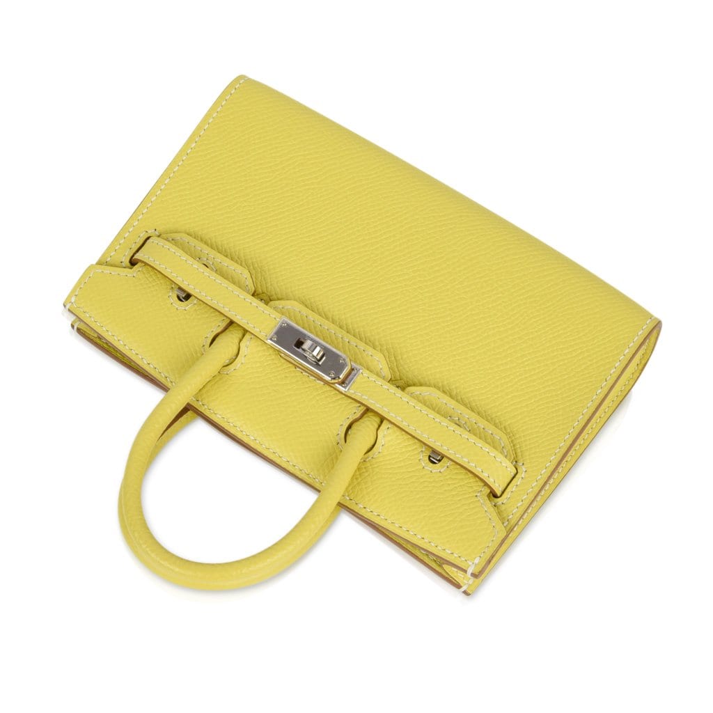 Hermès Birkin Tiny Miniature Micro Lime – Limited Edition Hermes Birkin Tiny Bag Miniature Micro Lime Limited Edition rare - View 6