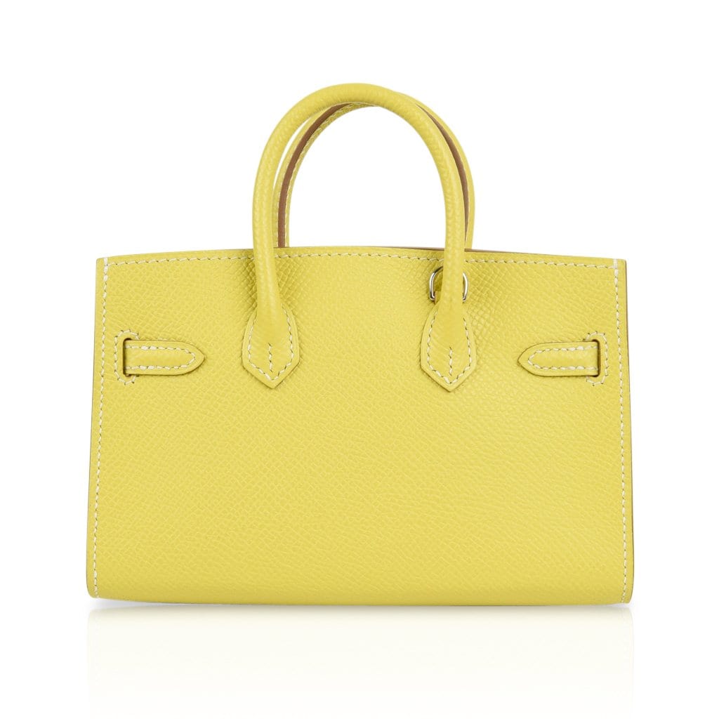 Hermès Birkin Tiny Miniature Micro Lime – Limited Edition Hermes Birkin Tiny Bag Miniature Micro Lime Limited Edition rare - View 7