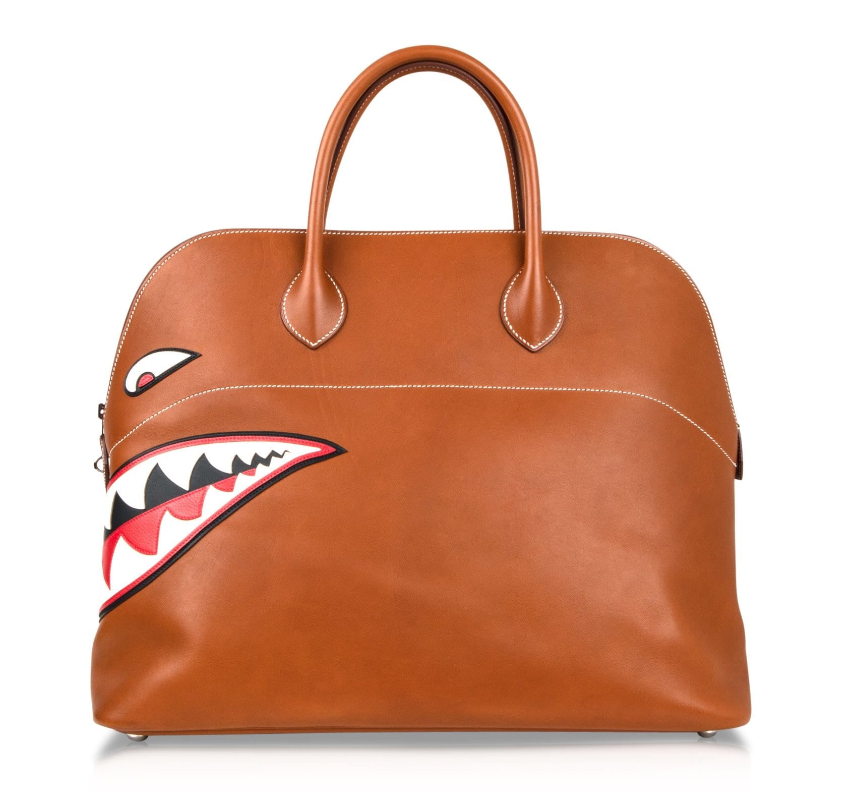 Hermès Bolide 40 Barenia Leather Ltd Ed Runway Shark Bolide Monster Unisex Hermes Bolide 40 Bag Barenia Leather Ltd Ed Runway Shark Bolide Monster Unisex - View 5