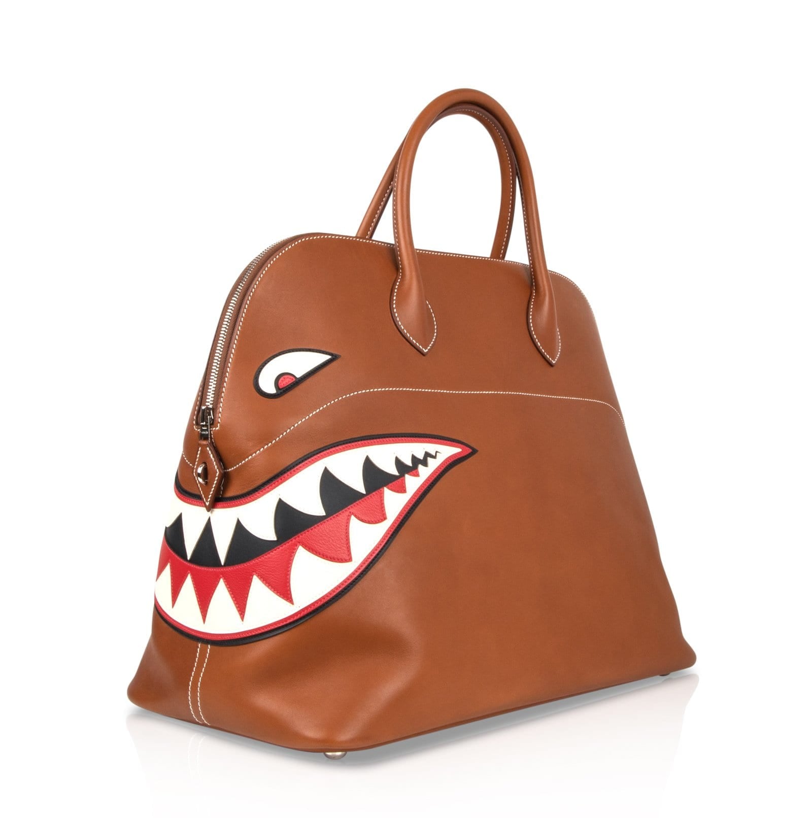 Hermès Bolide 40 Barenia Leather Ltd Ed Runway Shark Bolide Monster Unisex Hermes Bolide 40 Bag Barenia Leather Ltd Ed Runway Shark Bolide Monster Unisex - View 6
