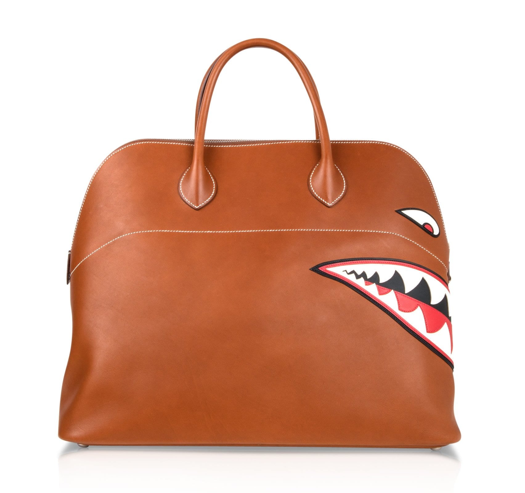 Hermès Bolide 40 Barenia Leather Ltd Ed Runway Shark Bolide Monster Unisex Hermes Bolide 40 Bag Barenia Leather Ltd Ed Runway Shark Bolide Monster Unisex - View 9
