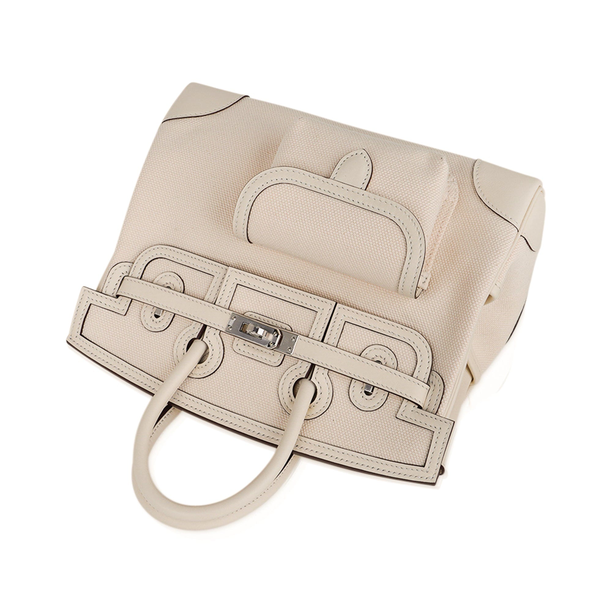 Hermès Birkin 25 Cargo Nata Toile Goeland Swift Leather Trim – Limited Edition Hermes Birkin 25 Cargo Nata Toile Goeland Bag Swift Leather Trim Limited Edition - view 9