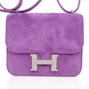 Home Hermes Constance Doblis Violet Clair 18 Limited Edition Bag Palladium