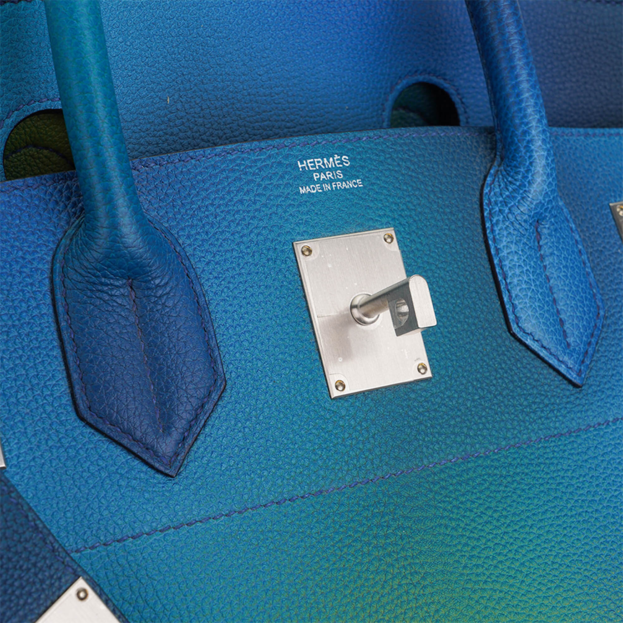 Hermès Hac Cosmos Hac 40 Blue Nuit Jaune de Naples – Limited Edition Hermes Hac Cosmos Hac 40 Bag Blue Nuit Jaune de Naples Limited Edition - view 12