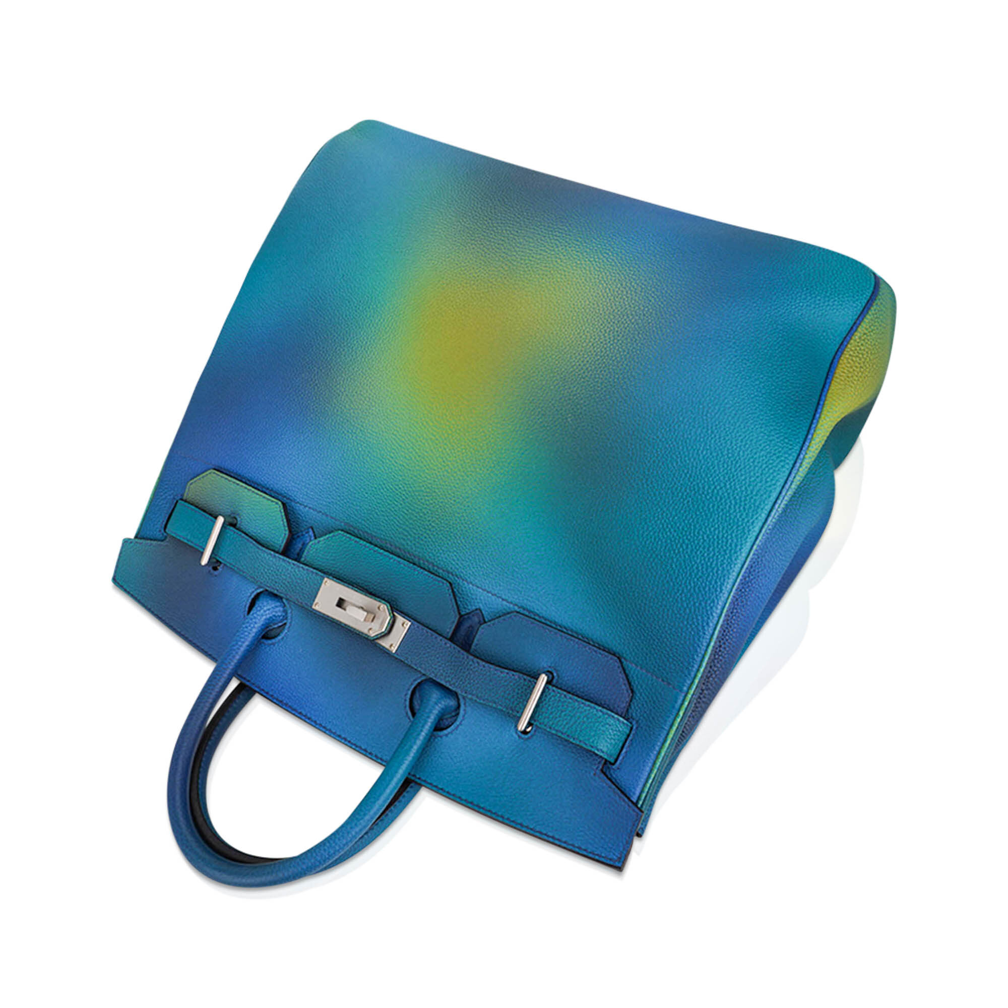 Hermès Hac Cosmos Hac 40 Blue Nuit Jaune de Naples – Limited Edition Hermes Hac Cosmos Hac 40 Bag Blue Nuit Jaune de Naples Limited Edition - view 7