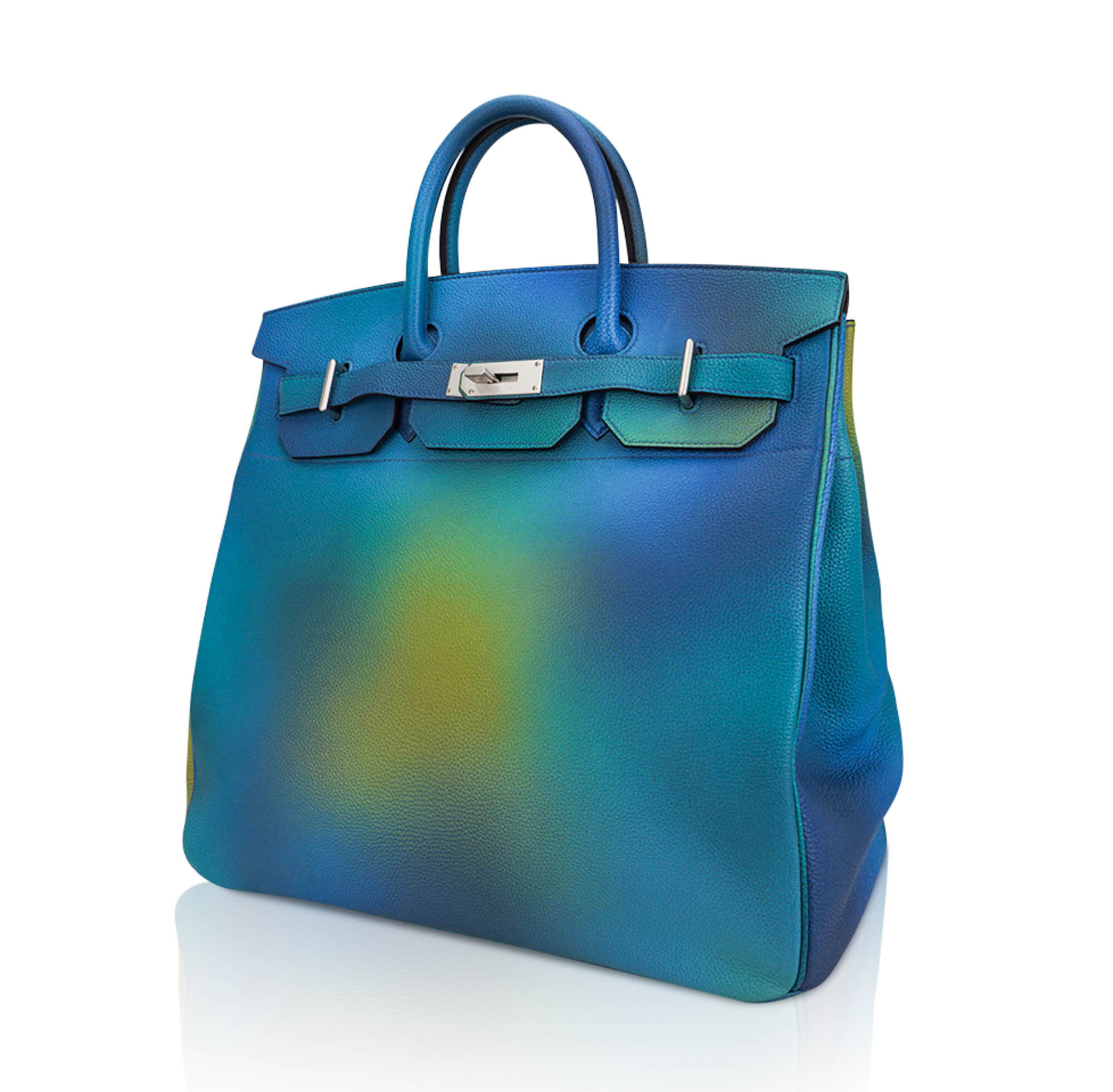 Hermès Hac Cosmos Hac 40 Blue Nuit Jaune de Naples – Limited Edition Hermes Hac Cosmos Hac 40 Bag Blue Nuit Jaune de Naples Limited Edition - view 4