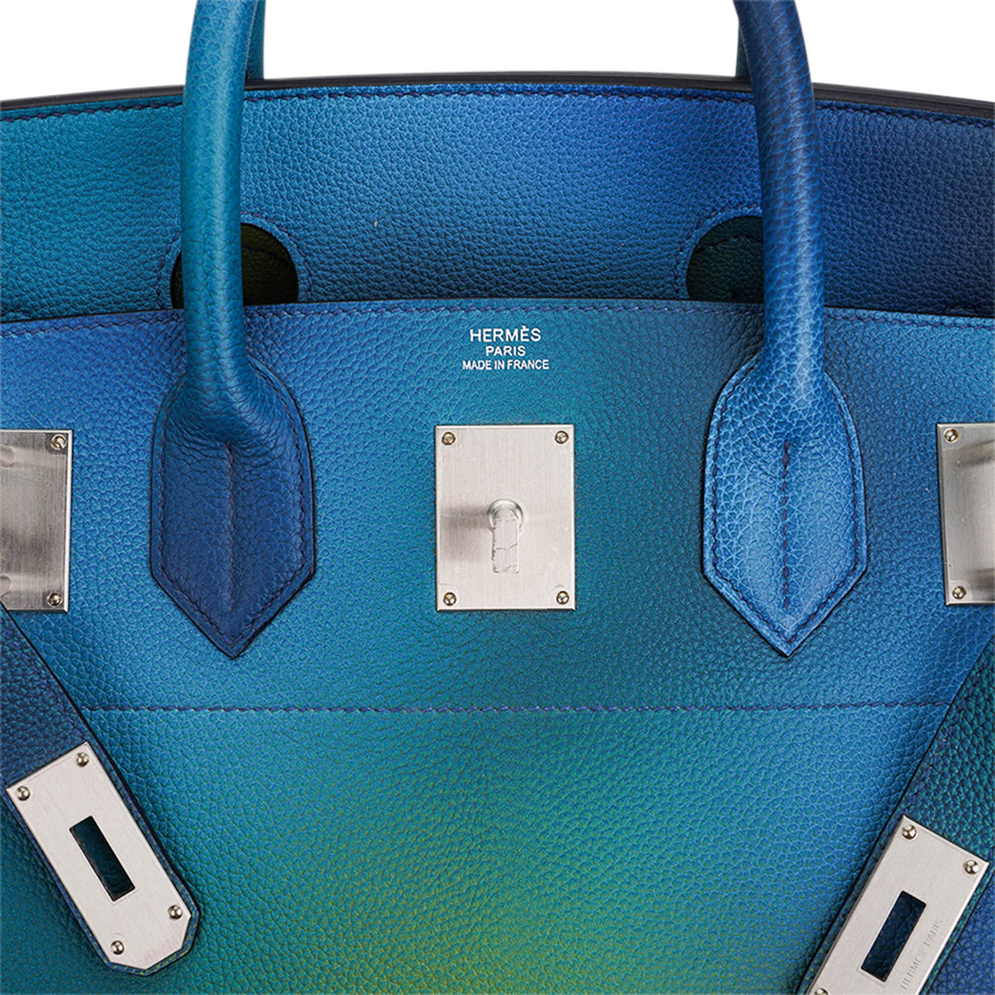 Hermès Hac Cosmos Hac 40 Blue Nuit Jaune de Naples – Limited Edition Hermes Hac Cosmos Hac 40 Bag Blue Nuit Jaune de Naples Limited Edition - view 8