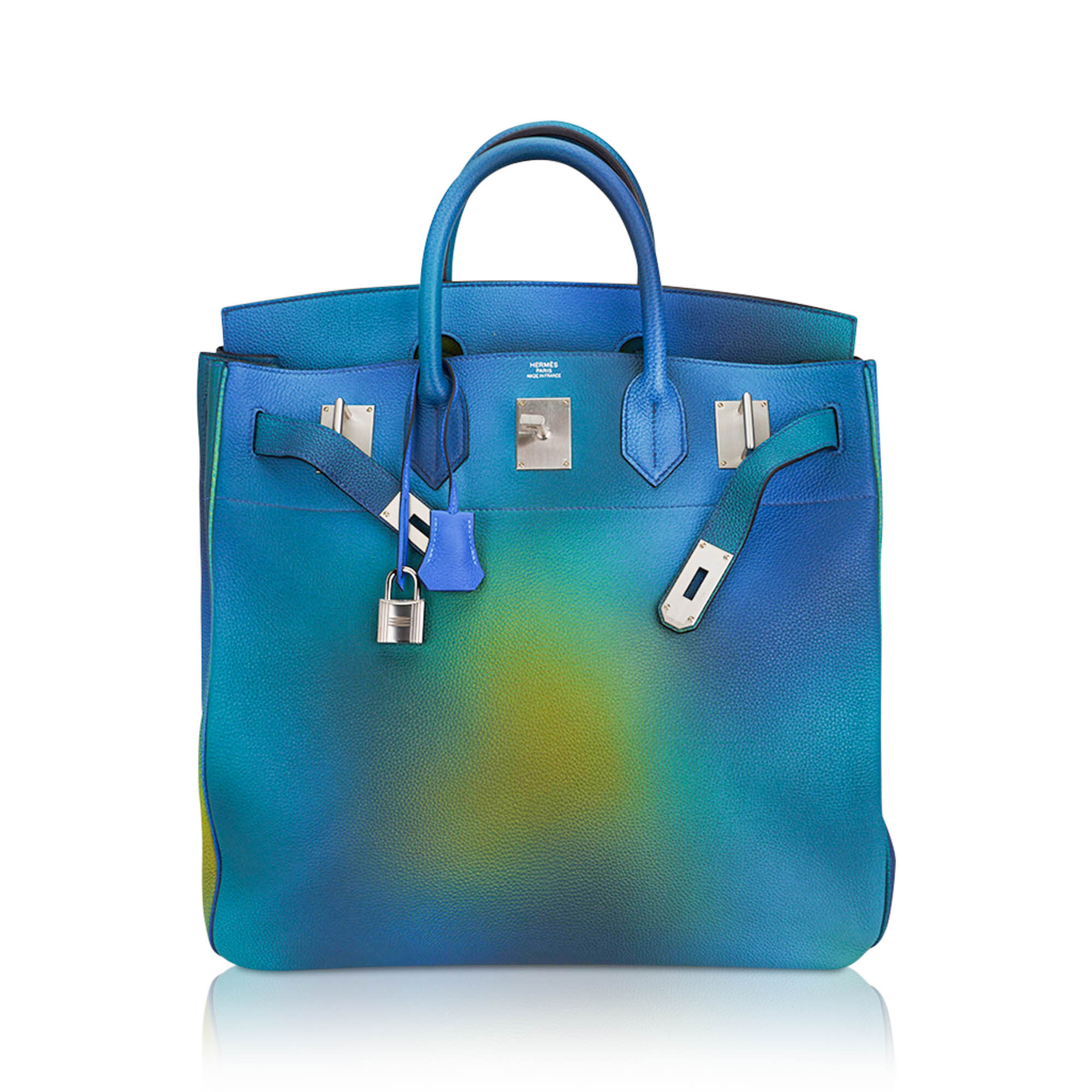 Hermès Hac Cosmos Hac 40 Blue Nuit Jaune de Naples – Limited Edition Hermes Hac Cosmos Hac 40 Bag Blue Nuit Jaune de Naples Limited Edition - view 6
