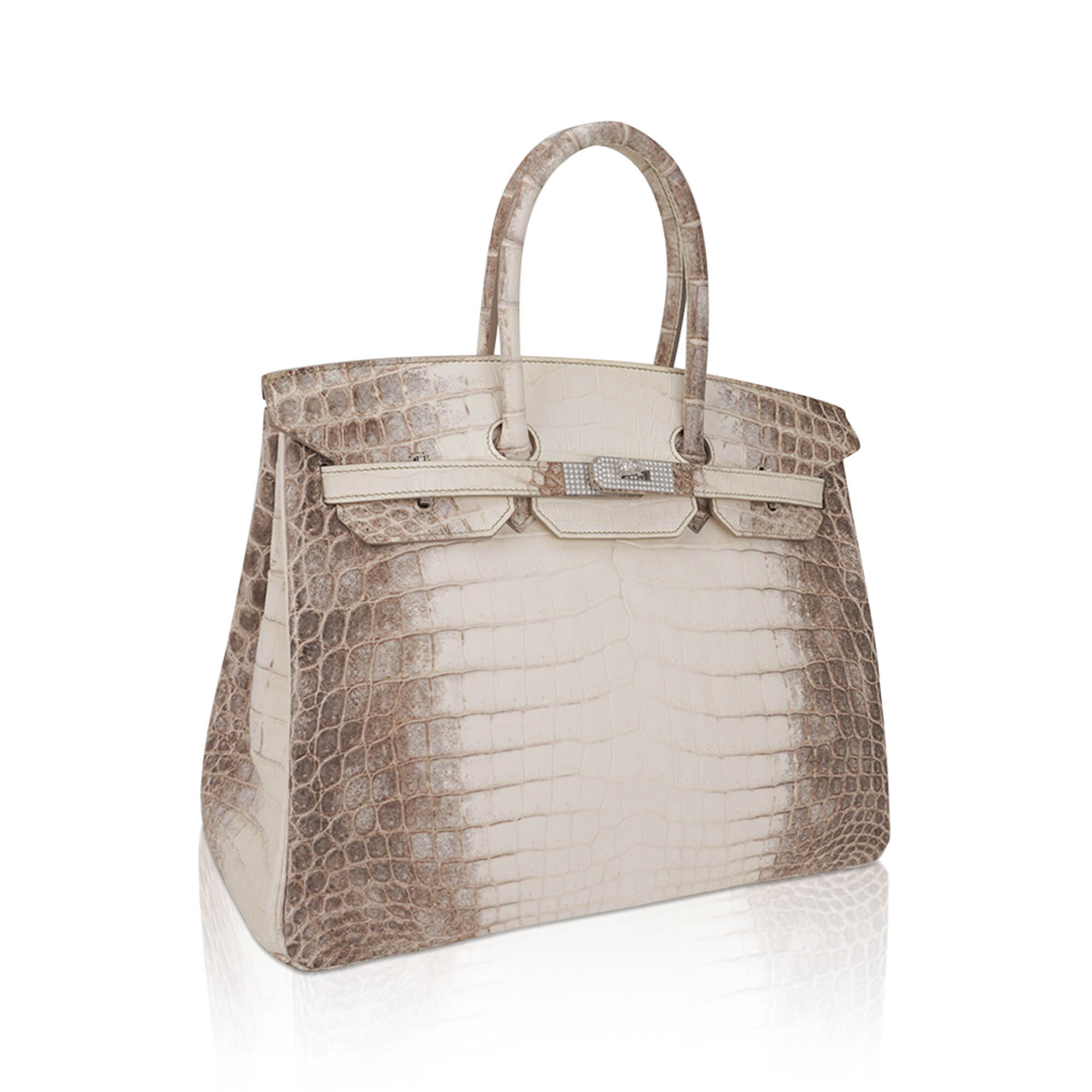 Hermès Birkin 35 Diamond Blanc Himalaya Matte Crocodile – Limited Edition Hermes Birkin 35 Diamond Blanc Himalaya Matte Crocodile Limited Edition Bag - view 2