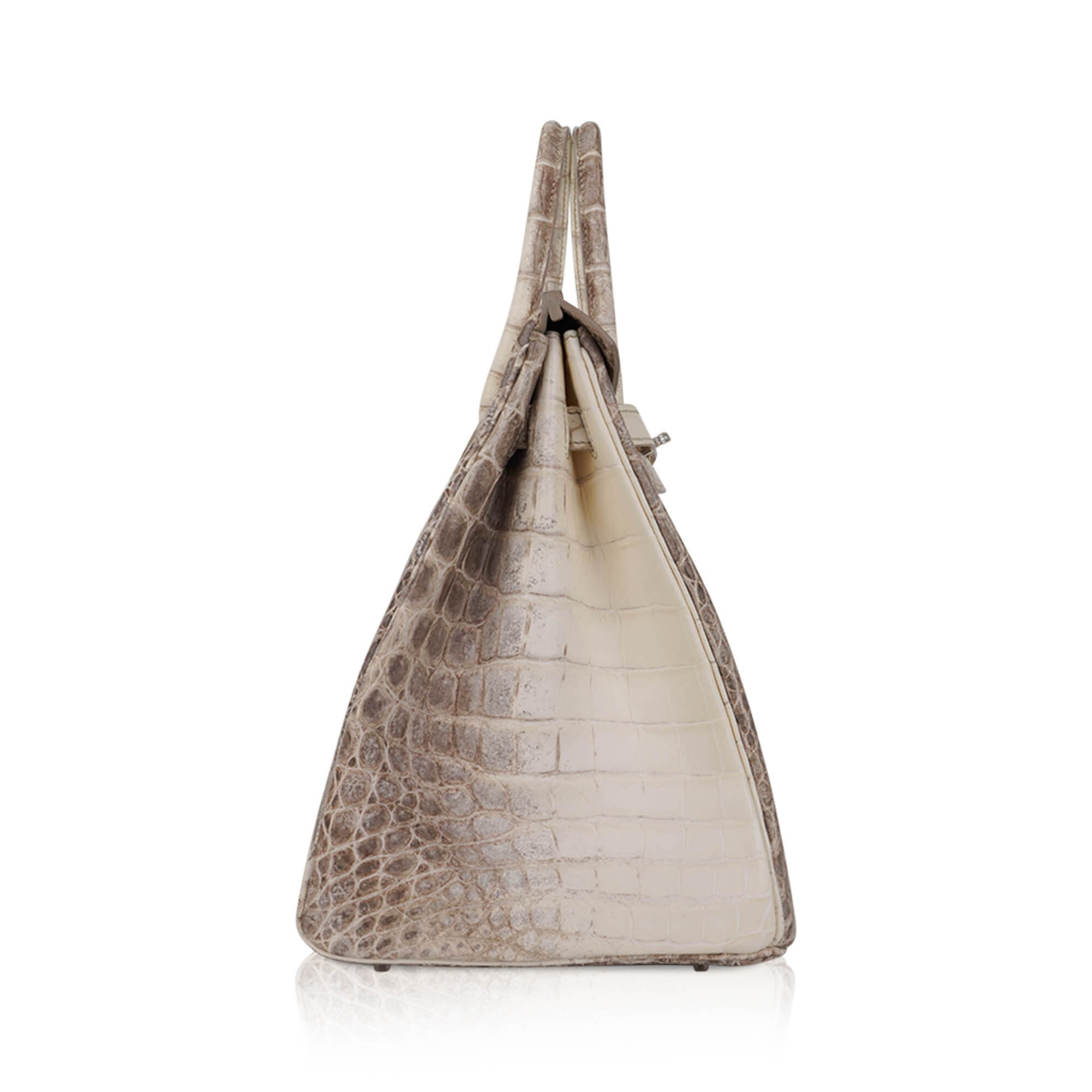 Hermès Birkin 35 Diamond Blanc Himalaya Matte Crocodile – Limited Edition Hermes Birkin 35 Diamond Blanc Himalaya Matte Crocodile Limited Edition Bag - view 14