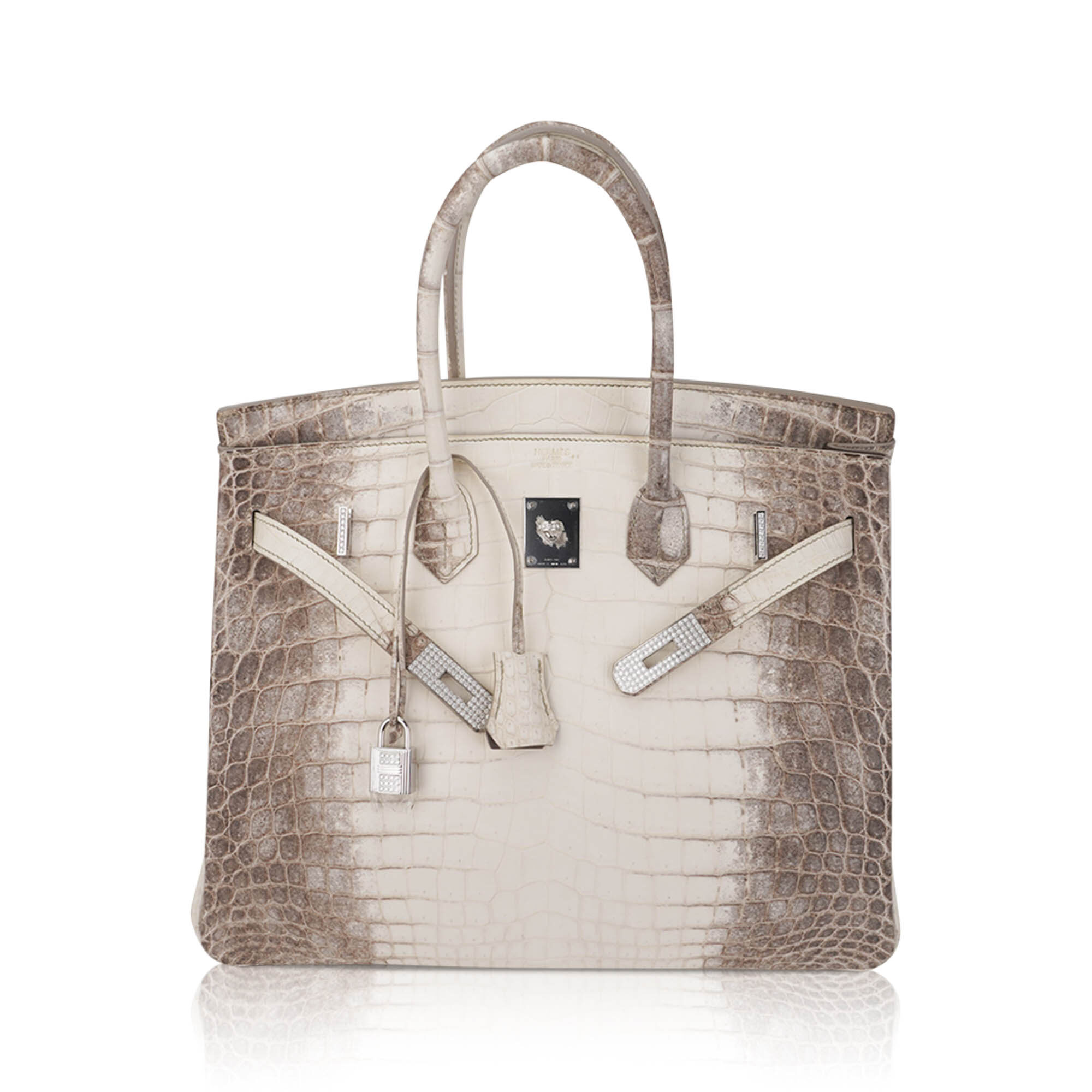 Hermès Birkin 35 Diamond Blanc Himalaya Matte Crocodile – Limited Edition Hermes Birkin 35 Diamond Blanc Himalaya Matte Crocodile Limited Edition Bag - view 4