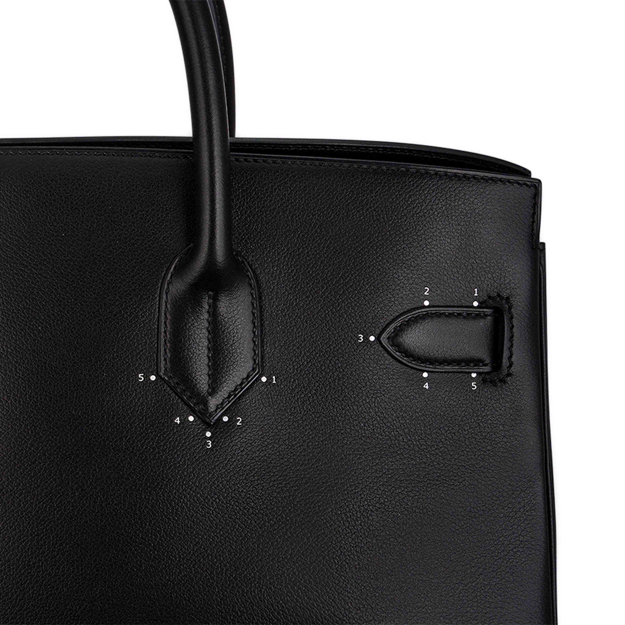 Hermès HAC 40 Connect the Dots Black Evergrain Leather – Limited Edition Hermes Limited Edition HAC 40 Connect the Dots Black Evergrain Leather - view 8