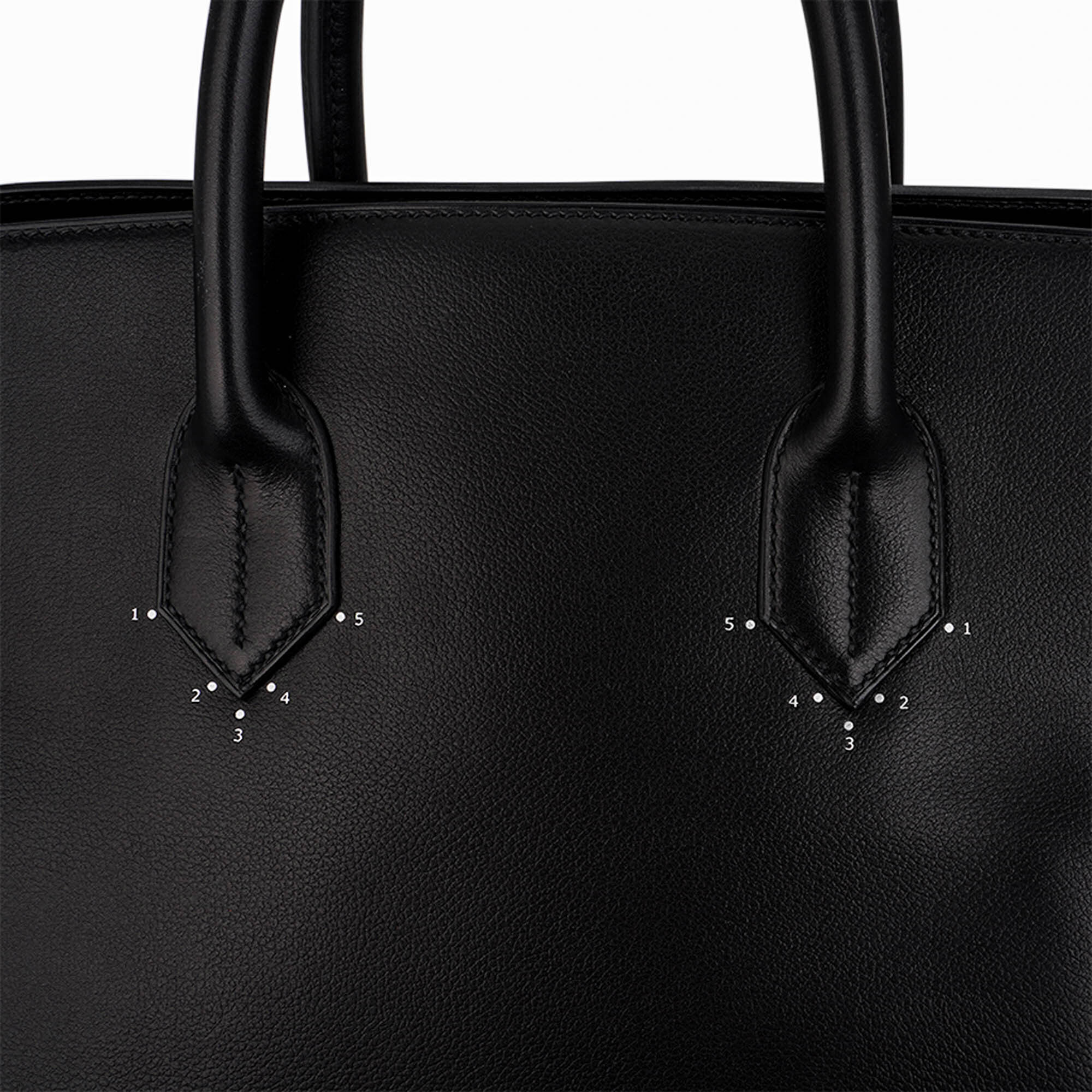 Hermès HAC 40 Connect the Dots Black Evergrain Leather – Limited Edition Hermes Limited Edition HAC 40 Connect the Dots Black Evergrain Leather - view 9