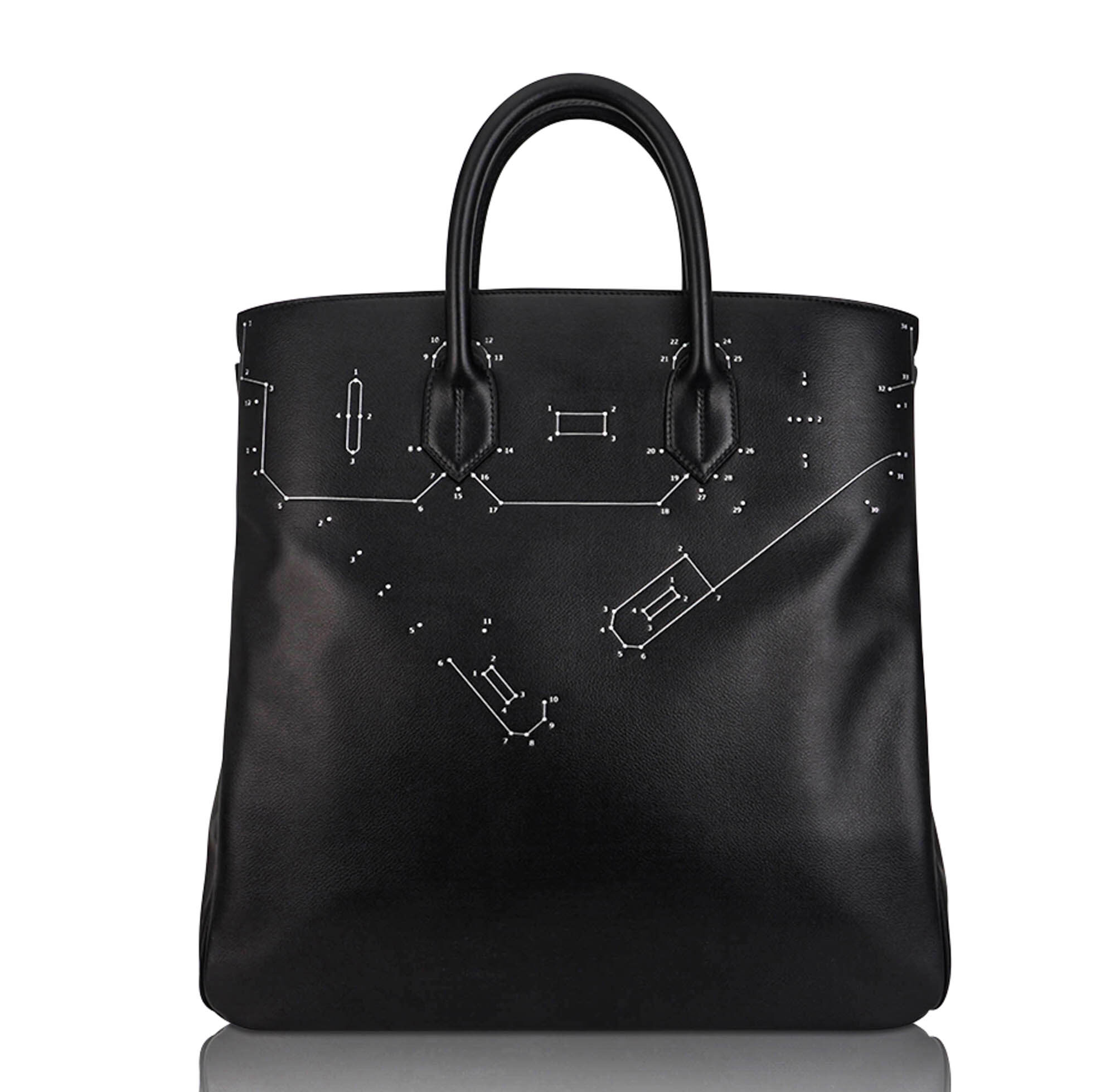 Hermès HAC 40 Connect the Dots Black Evergrain Leather – Limited Edition Hermes Limited Edition HAC 40 Connect the Dots Black Evergrain Leather - view 14