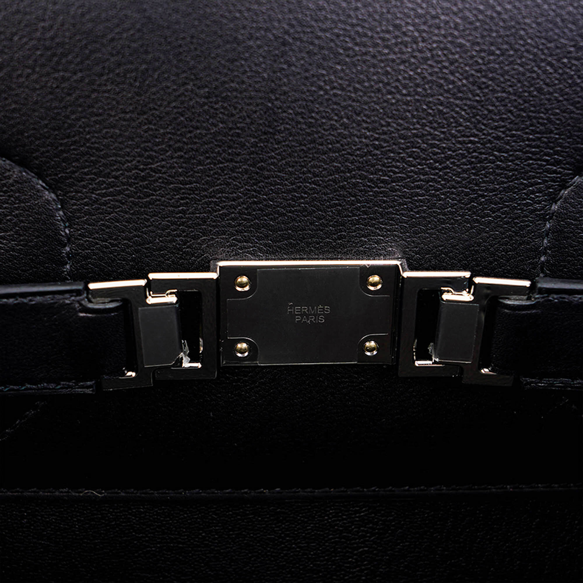 Hermès HAC 40 Connect the Dots Black Evergrain Leather – Limited Edition Hermes Limited Edition HAC 40 Connect the Dots Black Evergrain Leather - view 16