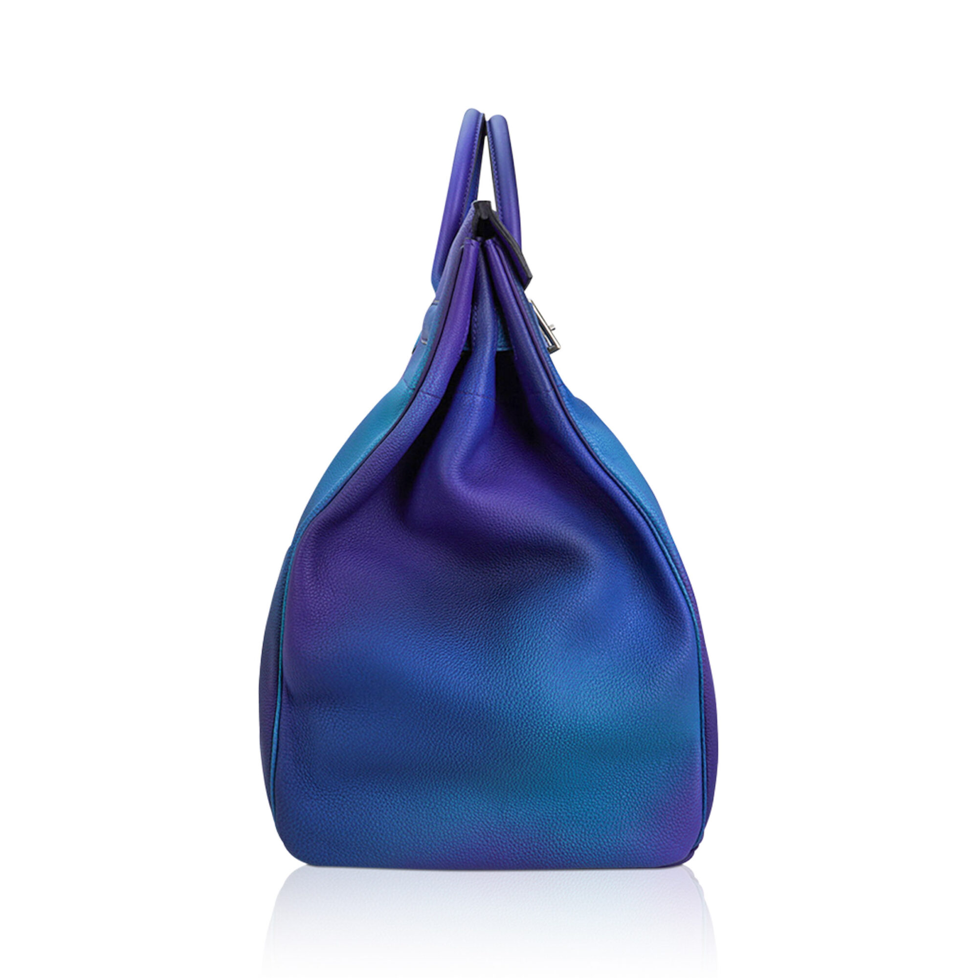 Hermès Hac 50 Cosmos Ombre Togo Palladium – Limited Edition Hermes Hac 50 Cosmos Ombre Bag Togo Palladium Limited Edition Extremely Rare - view 10