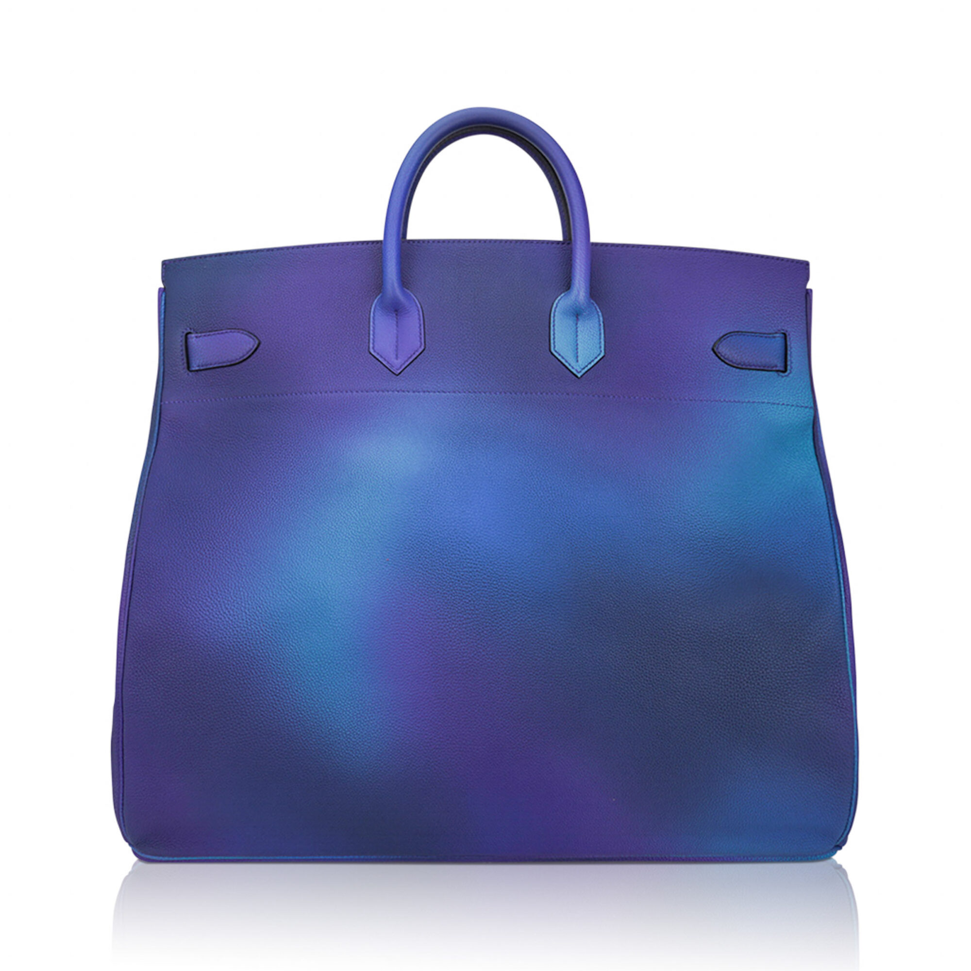 Hermès Hac 50 Cosmos Ombre Togo Palladium – Limited Edition Hermes Hac 50 Cosmos Ombre Bag Togo Palladium Limited Edition Extremely Rare - view 7