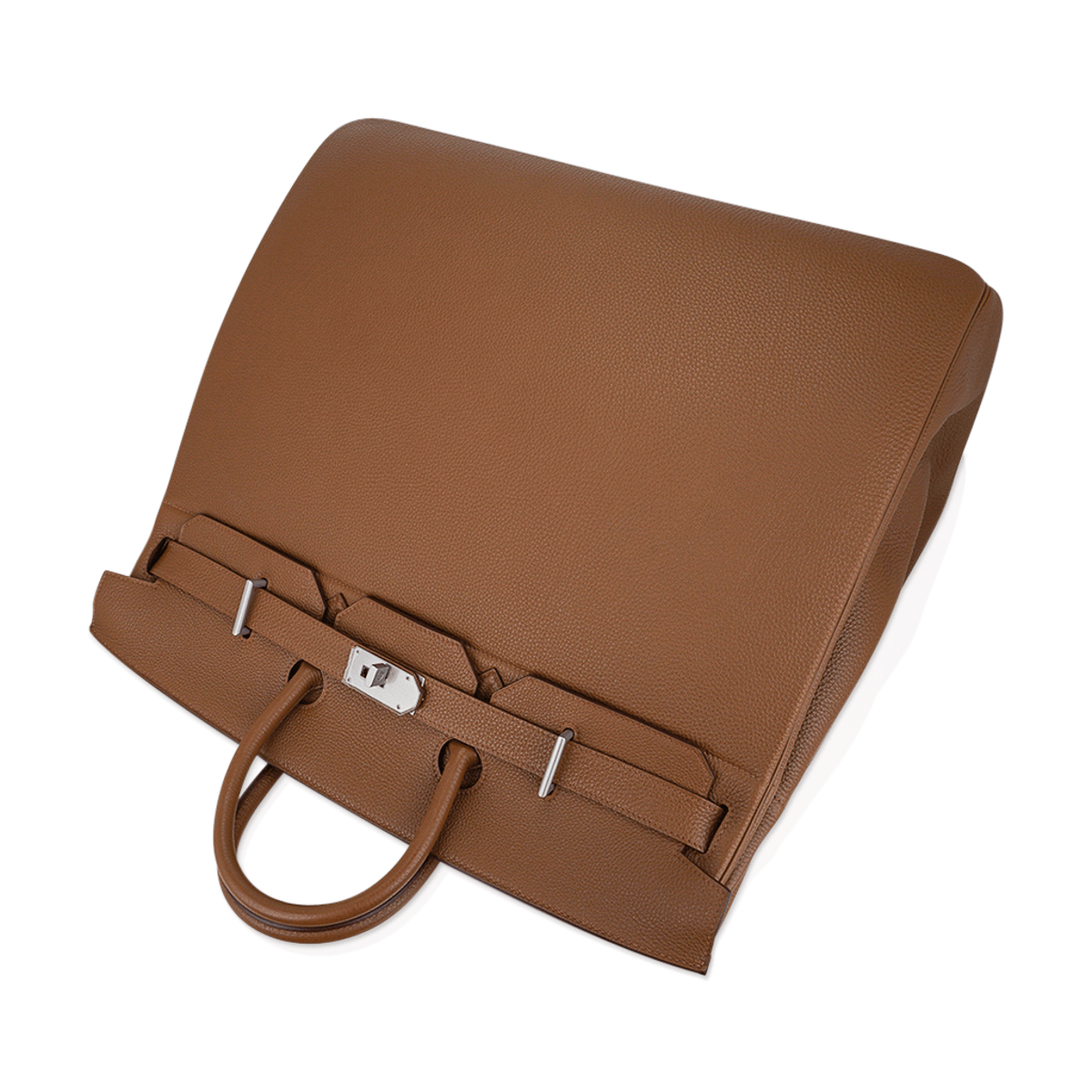 Hermès Helium Hac 50 Alezan Togo Leather Aluminum Hardware – Limited Edition Hermes Limited Edition Helium Hac 50 Bag Alezan Togo Leather Aluminum Hardware - view 7