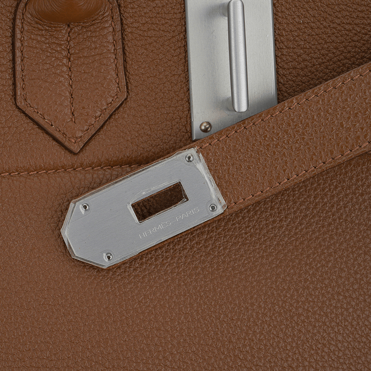 Hermès Helium Hac 50 Alezan Togo Leather Aluminum Hardware – Limited Edition Hermes Limited Edition Helium Hac 50 Bag Alezan Togo Leather Aluminum Hardware - view 10
